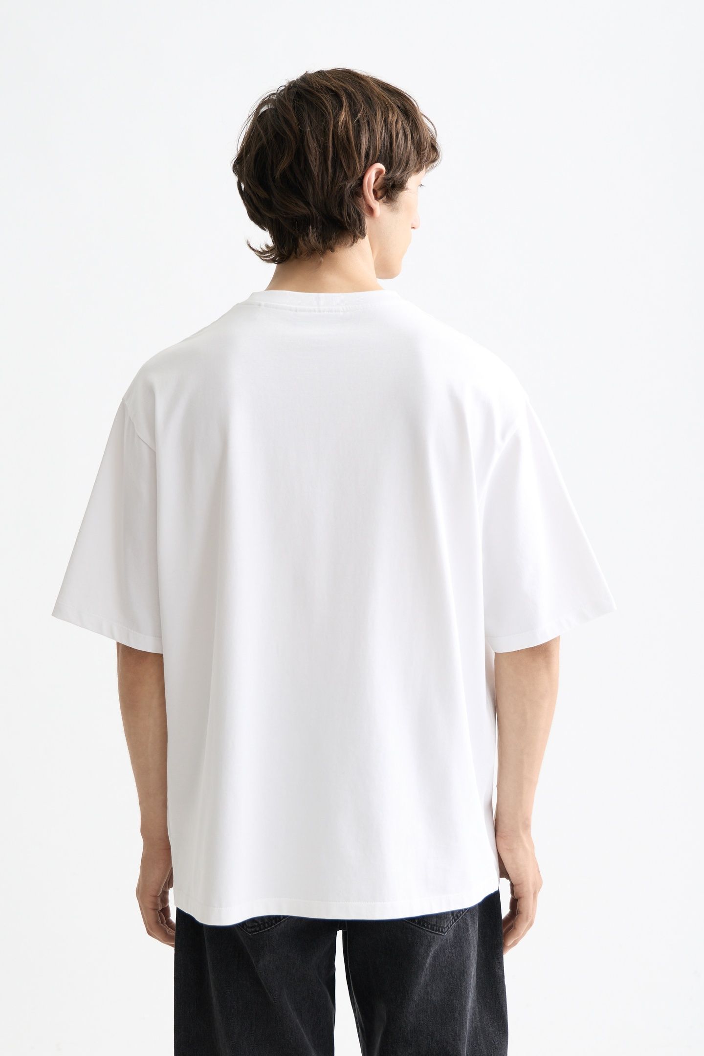 CORE - 3 CROSSES LOOSE FIT POCKET T-SHIRT WHITE 3