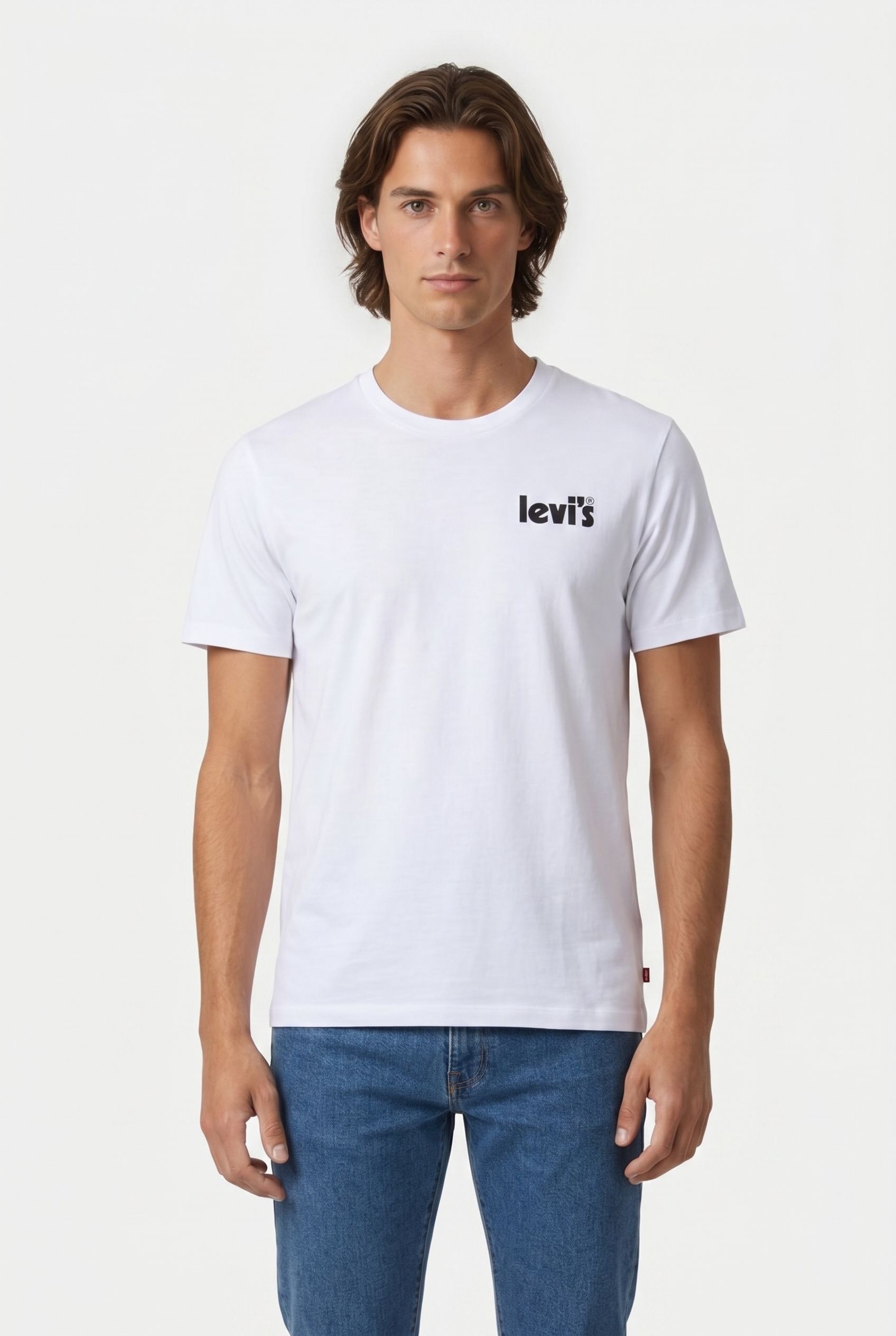 GRAPHIC CREWNECK CORE POSTER WHITE 1