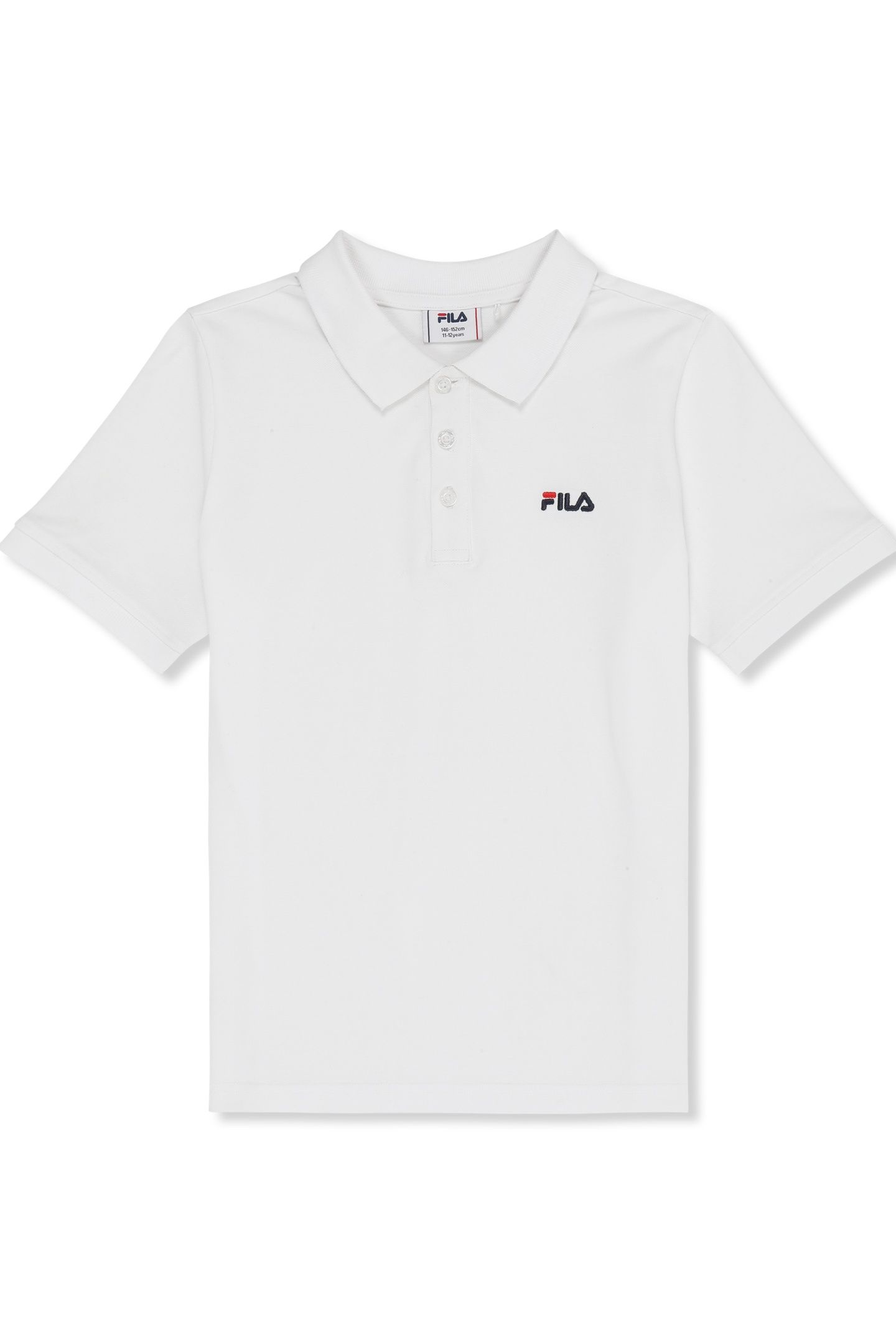 PIAGGIA REGULAR LOGO POLO SHIRT BRIGHT WHITE 1