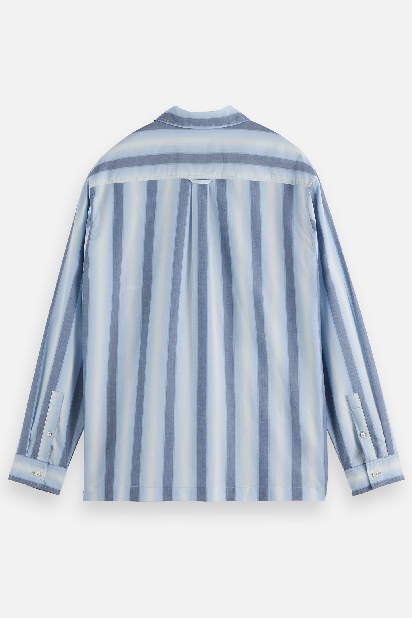 SHADOW-STRIPE RELAXED-FIT SHIRT PEACOAT SHADOW STRIPE 5