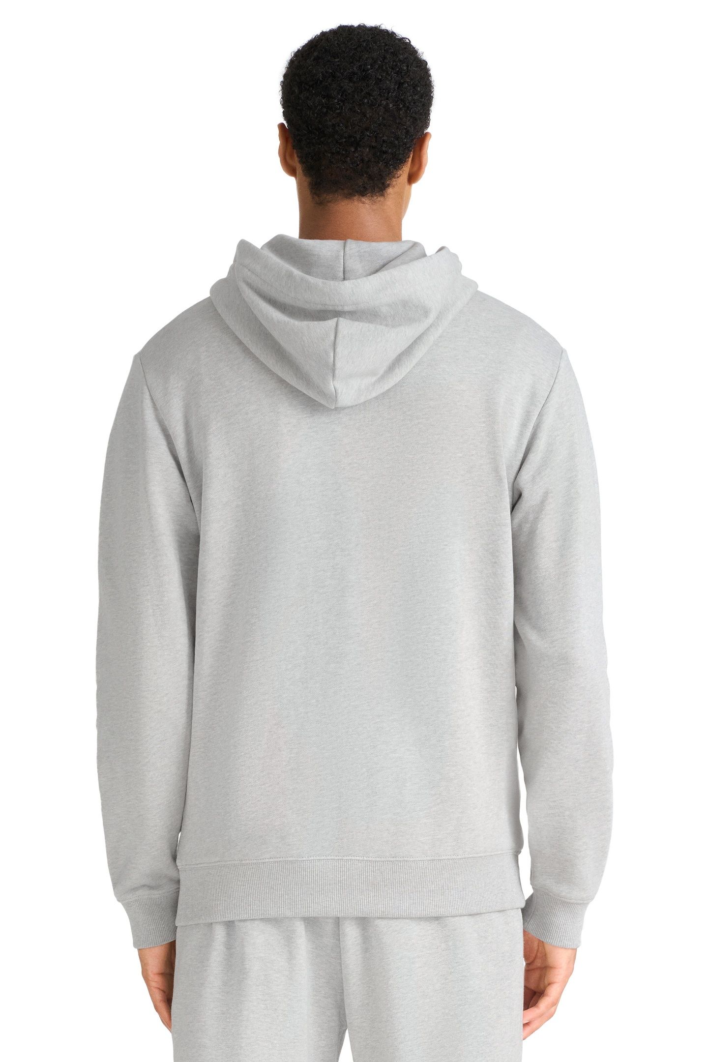 CORE - LOGO HOODIE GREY MELANGE 2