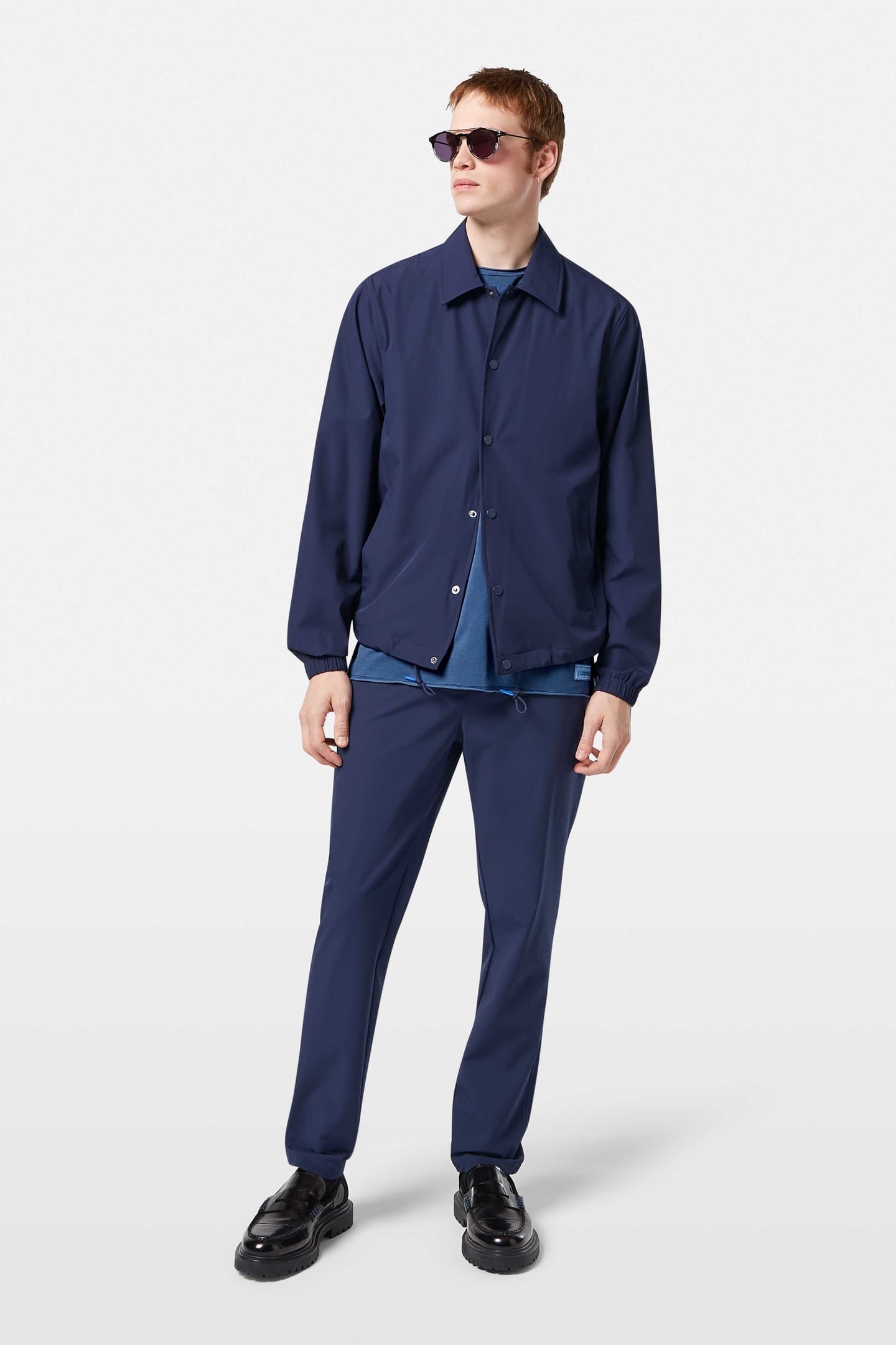 WARREN - STRETCH NYLON-BLEND JOGGER NAVY 3
