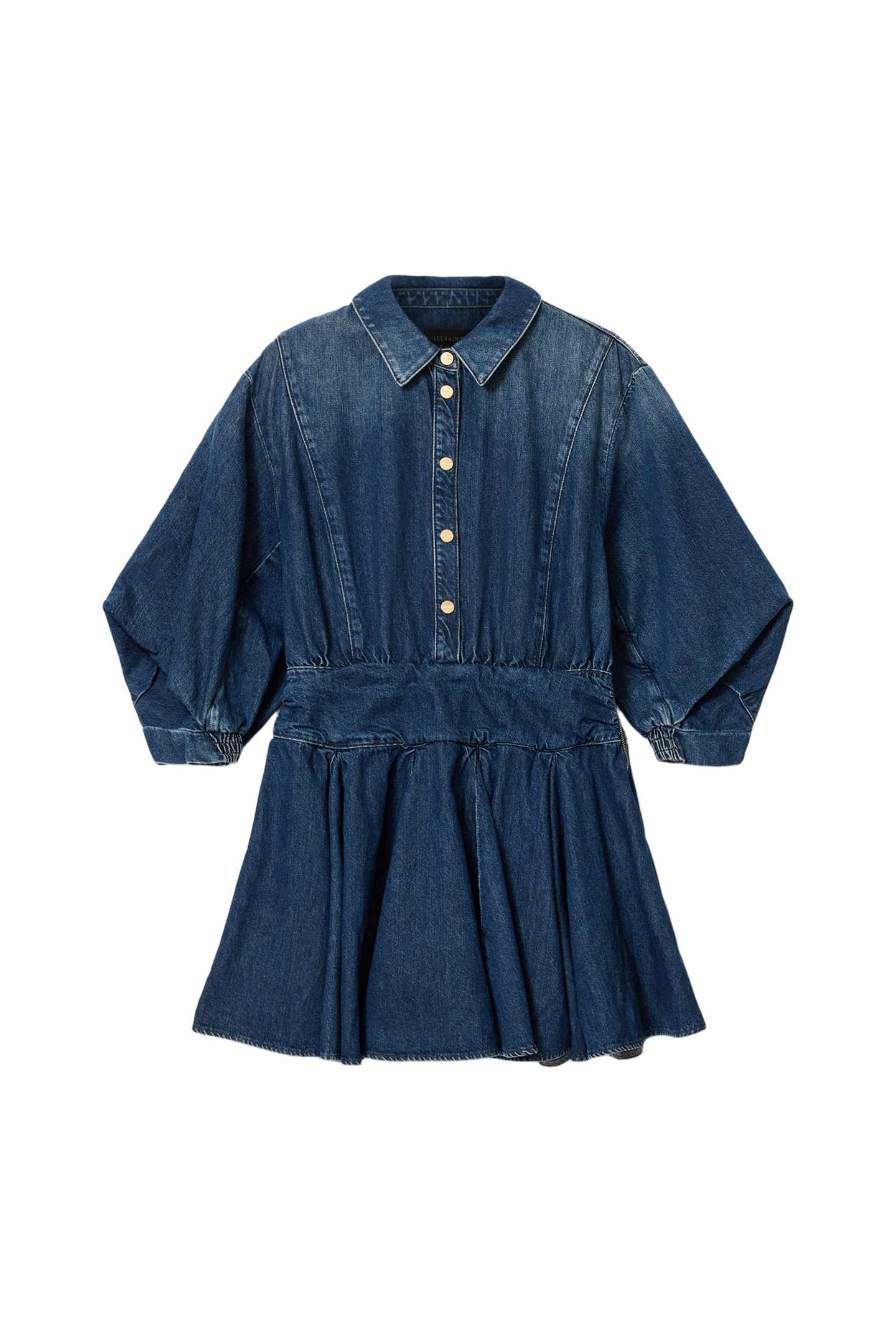ARLO DENIM DRESS MID INDIGO 5