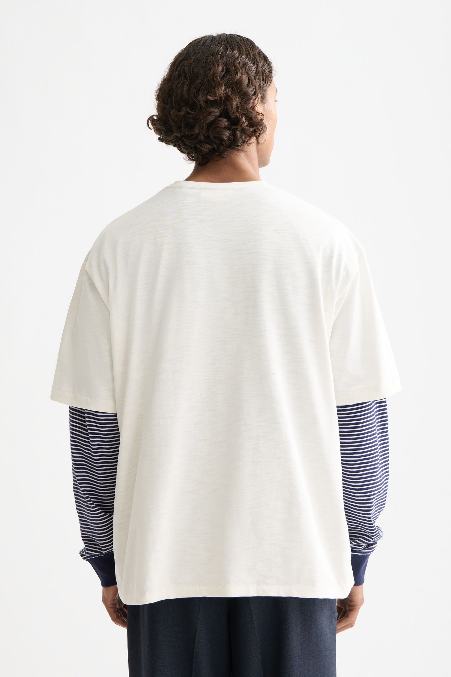 LOOSE FIT APPLIQUE T-SHIRT EGGNOG 2