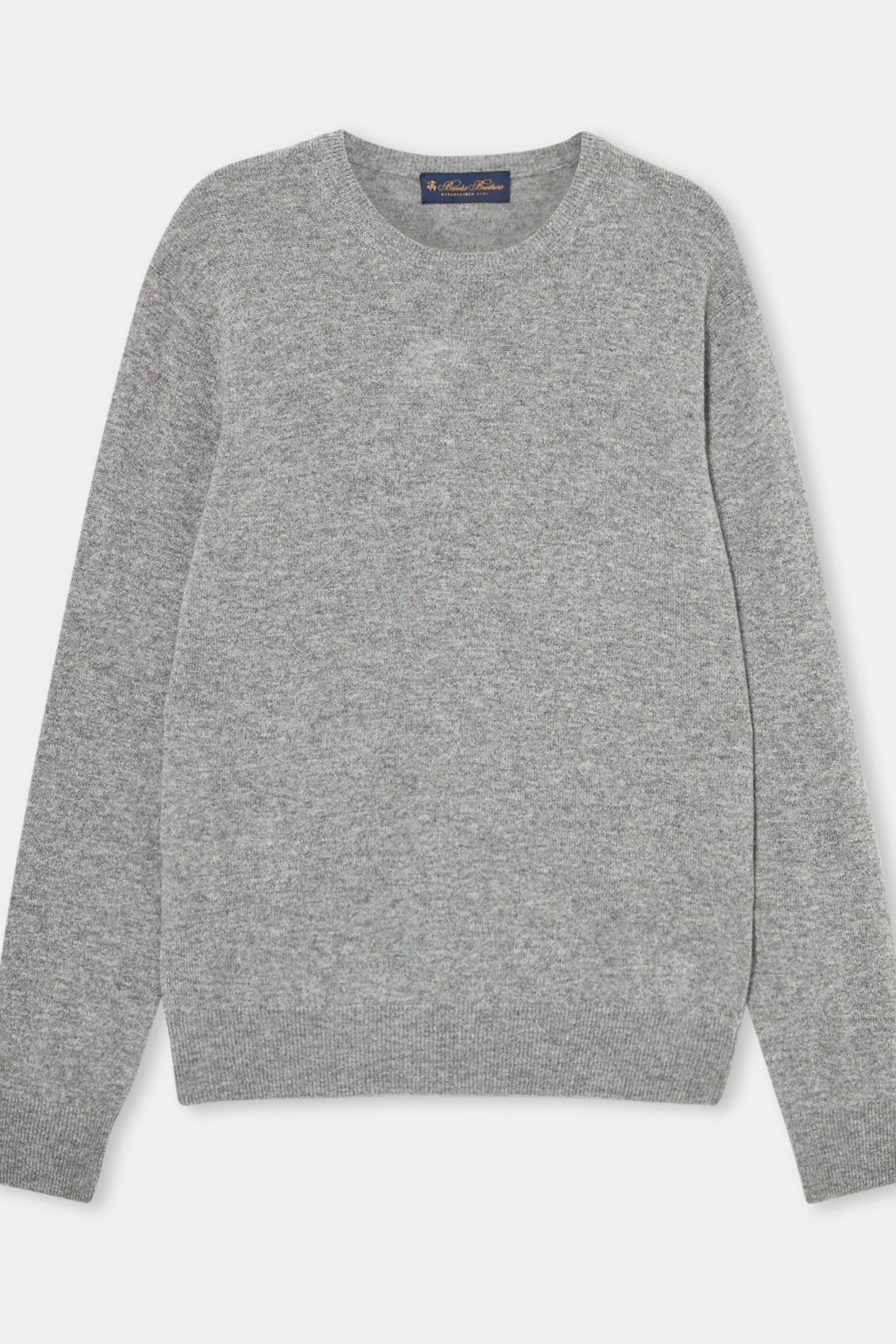 CASHMERE CREWNECK LIGHT GREY 3