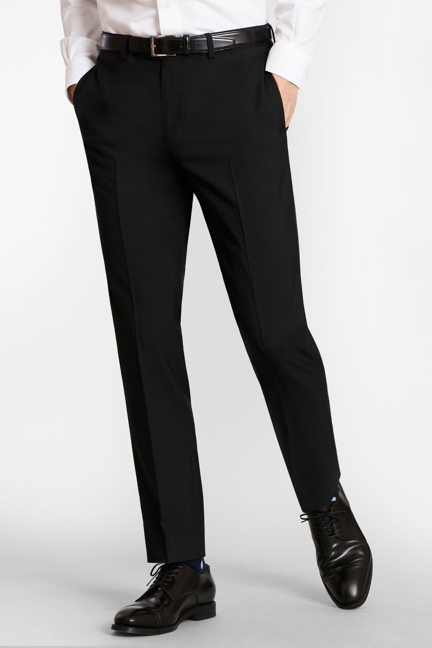 SLIM FIT PANTS BLACK 1