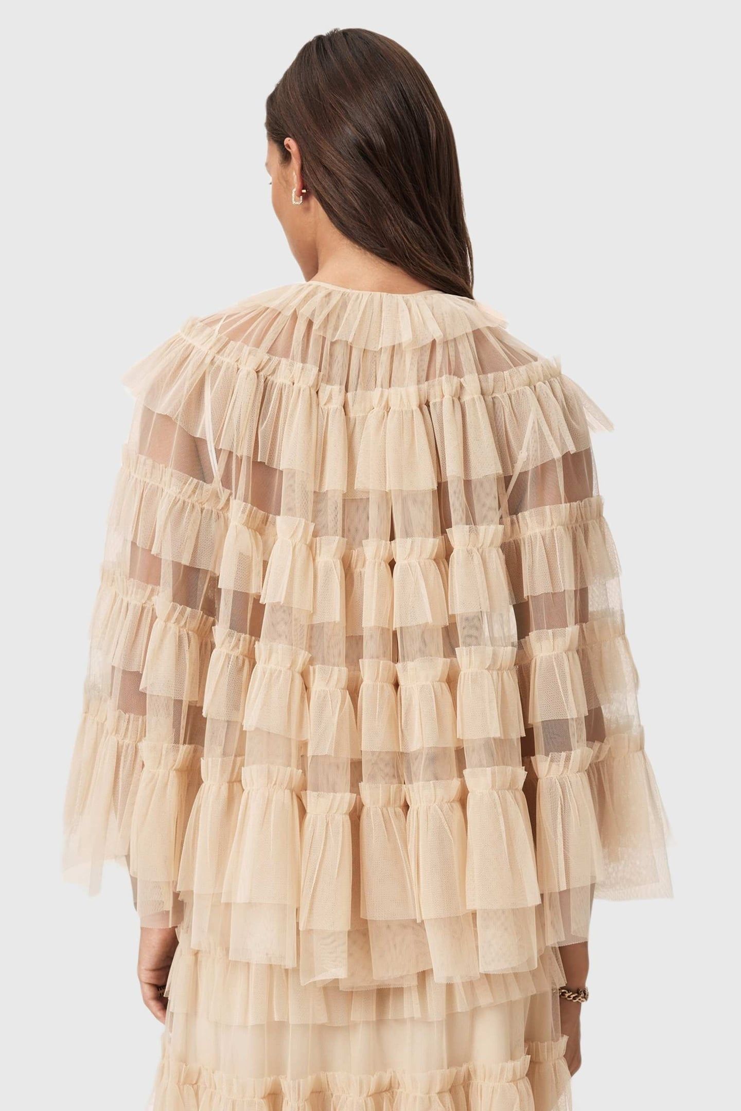 AUDE RUFFLE CAPE BLUSH PINK 5