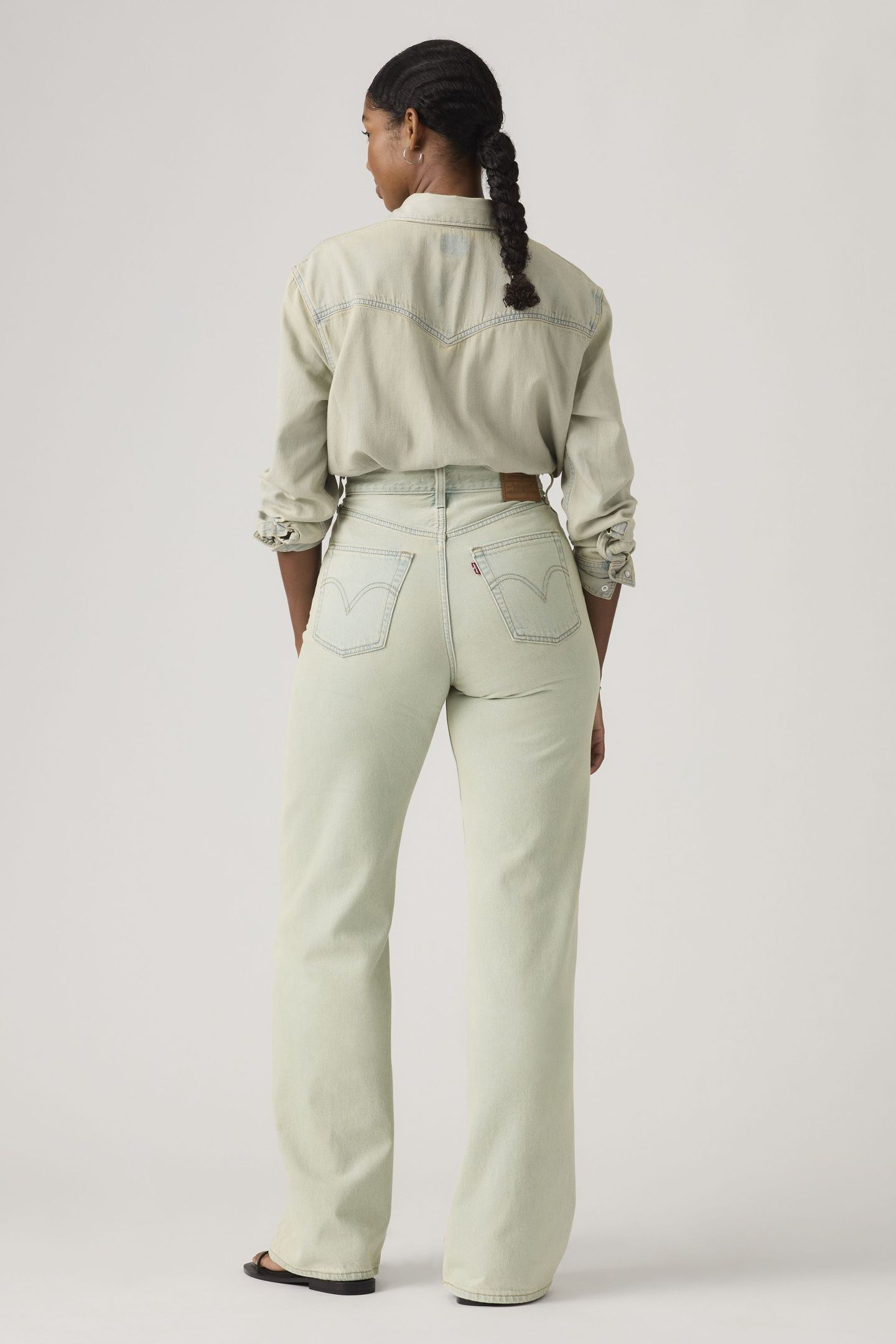 RIBCAGE WIDE LEG JEANS 3