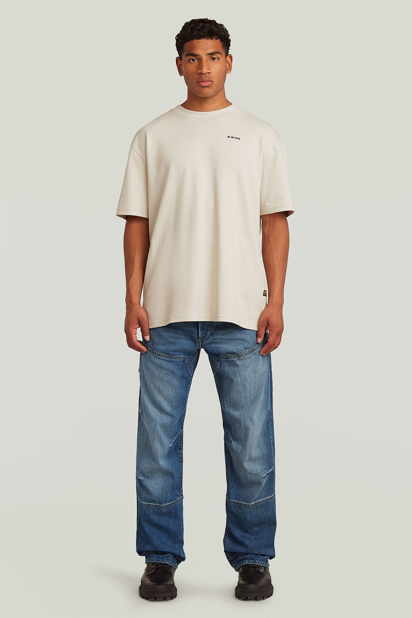 CARPENTER 3D LOOSE JEANS MEDIUM BLUE 3