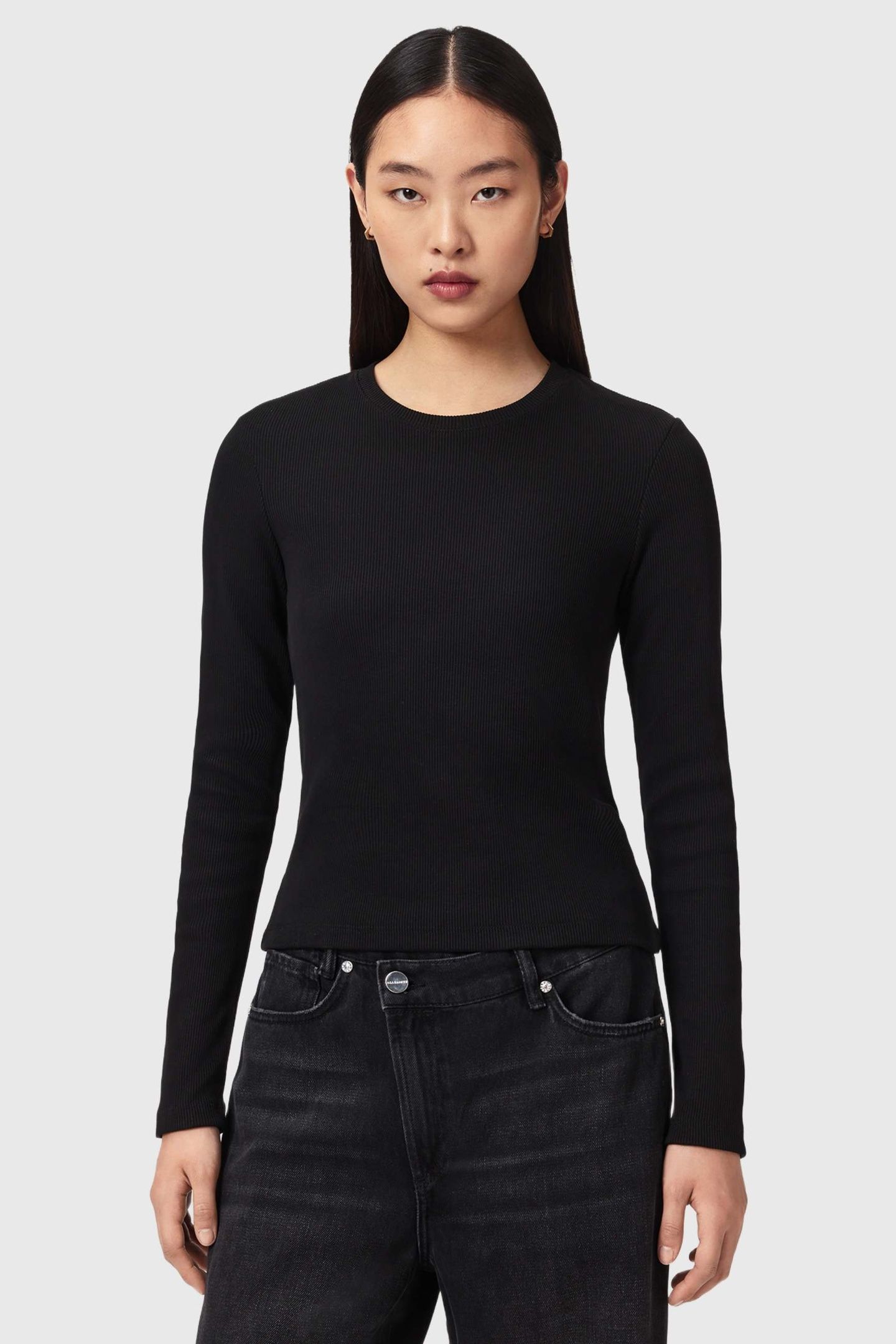 ELENA LS TEE BLACK 2