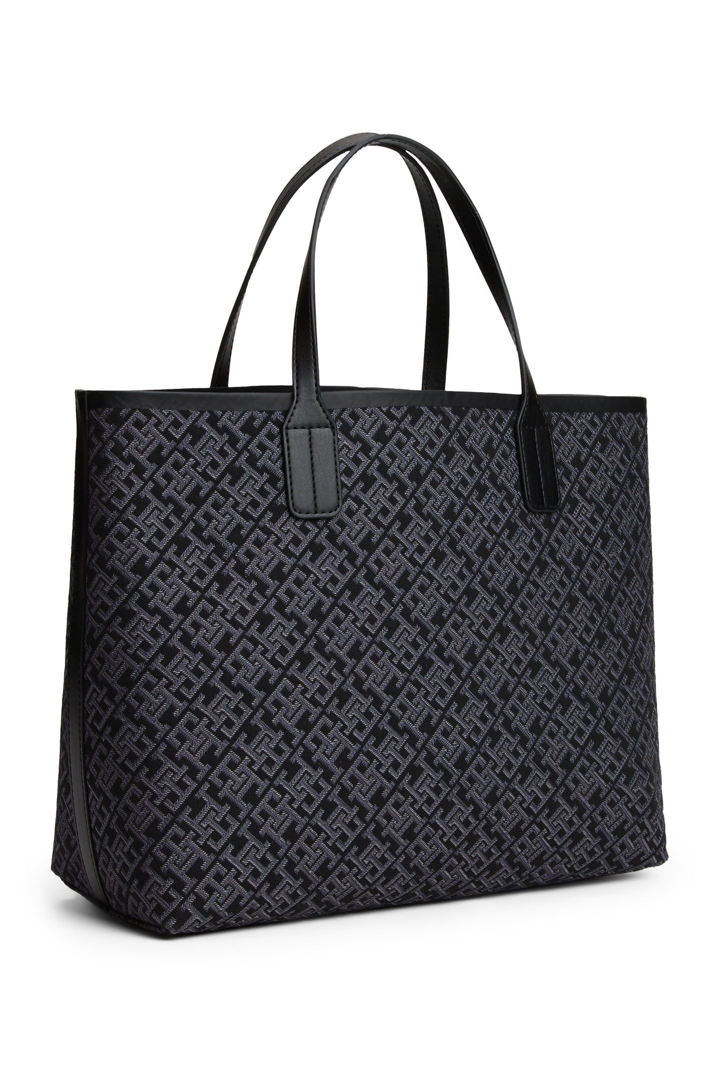 ICON SATCHEL JACQUARD BLACK 2