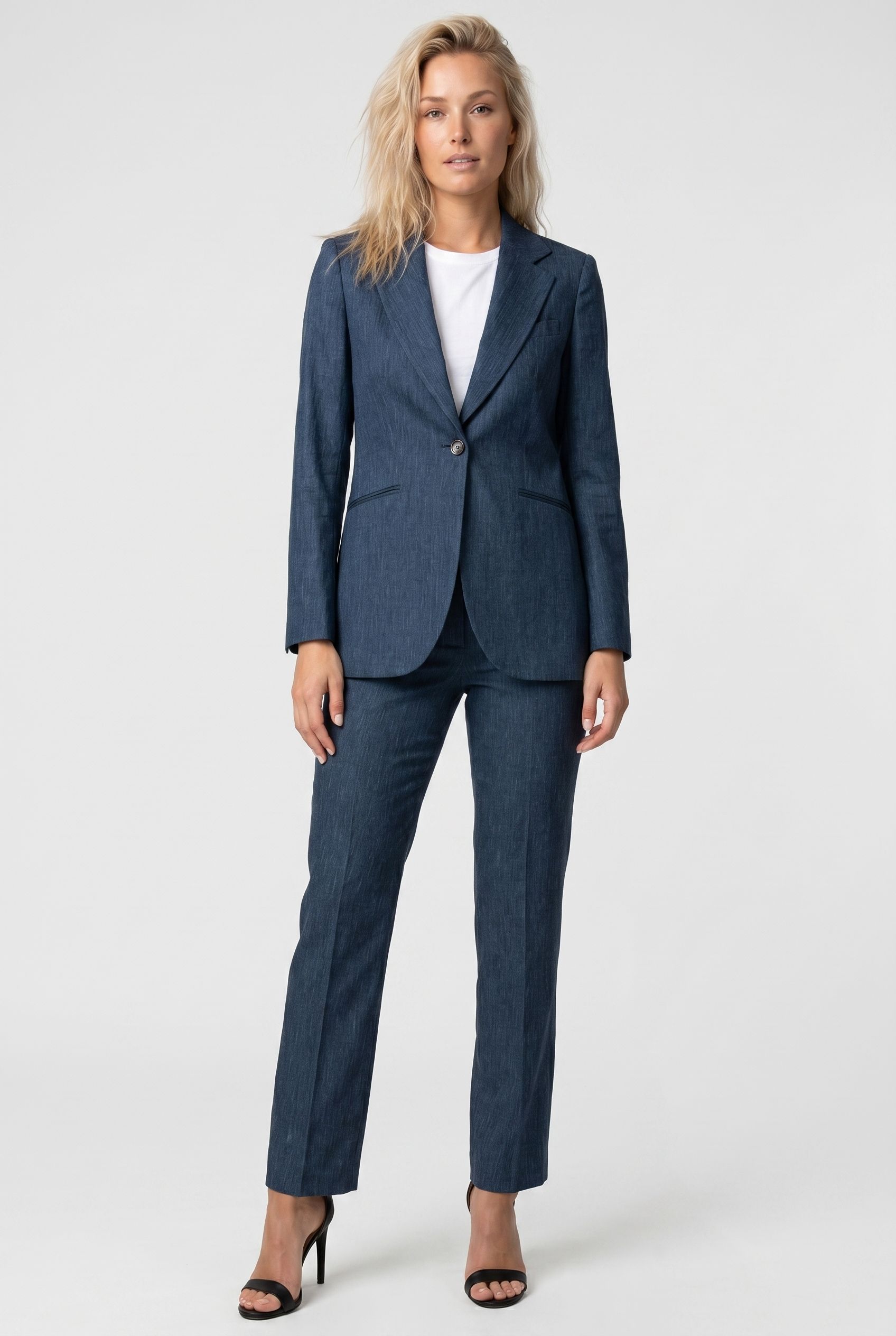 FRONT TROUSERS LINEN BLUE 4