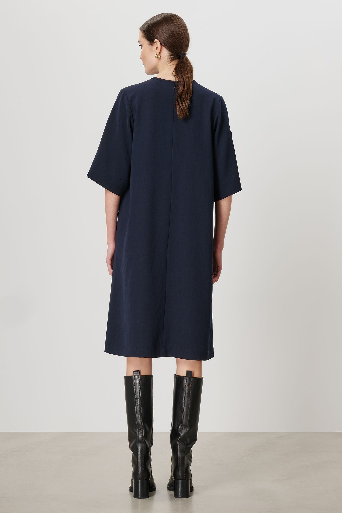 CLYDE DRESS MIDNIGHT BLUE 3