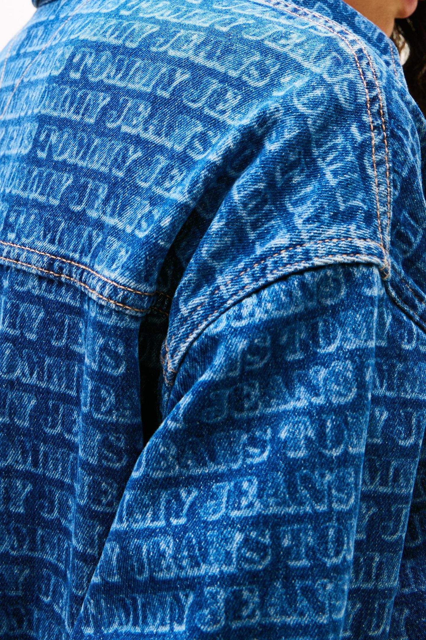 RELAXED DENIM SHIRT DRESS DENIM MEDIUM 5
