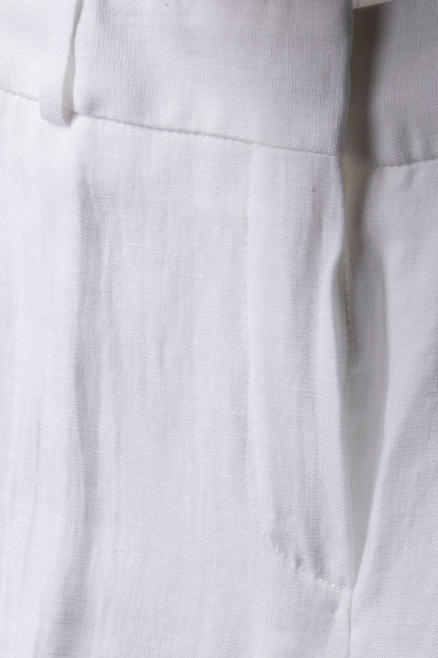 FRONT TROUSERS LINEN WHITE 7