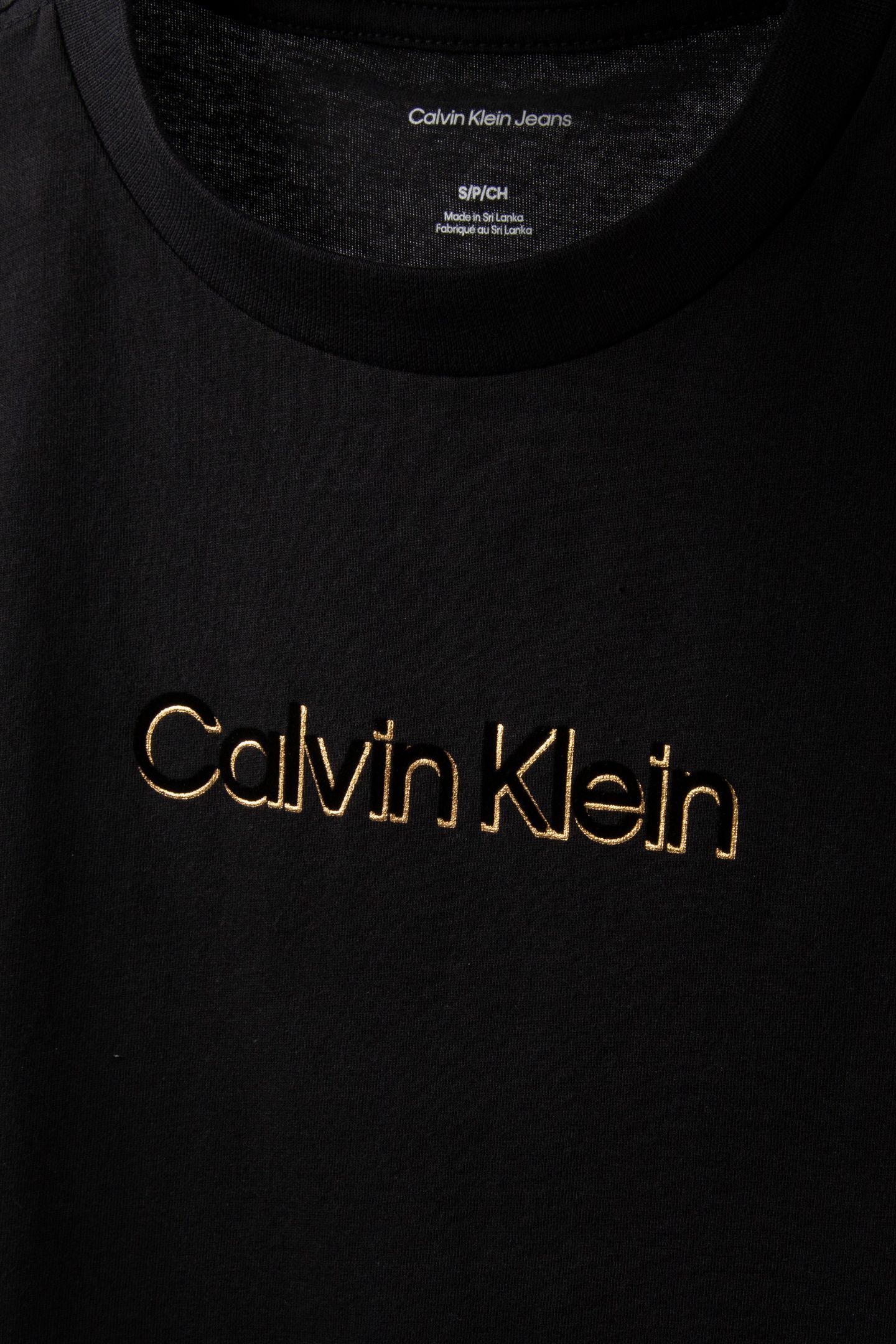SS CLASSIC FOIL CALVIN T-SHIRT BLACK 4