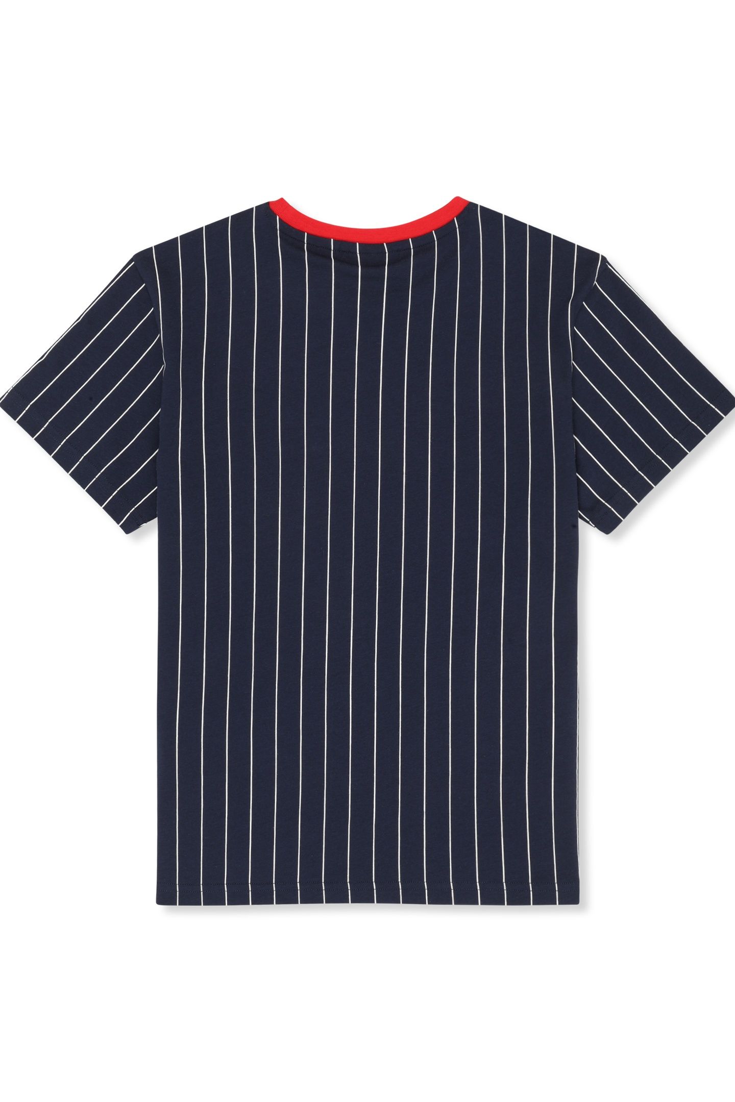 RIFREDI RELAXED GRAPHIC PINSTRIPED T-SHIRT BLACK IRIS / EGRE 2