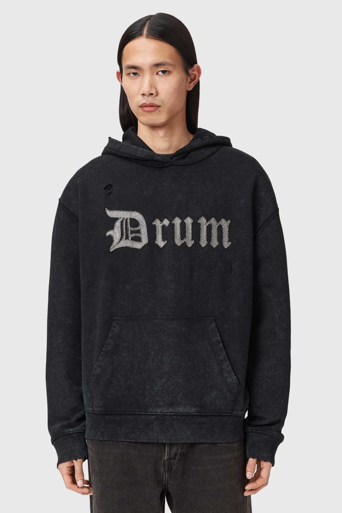 SNARE OTH HOODY WASHED BLACK 3