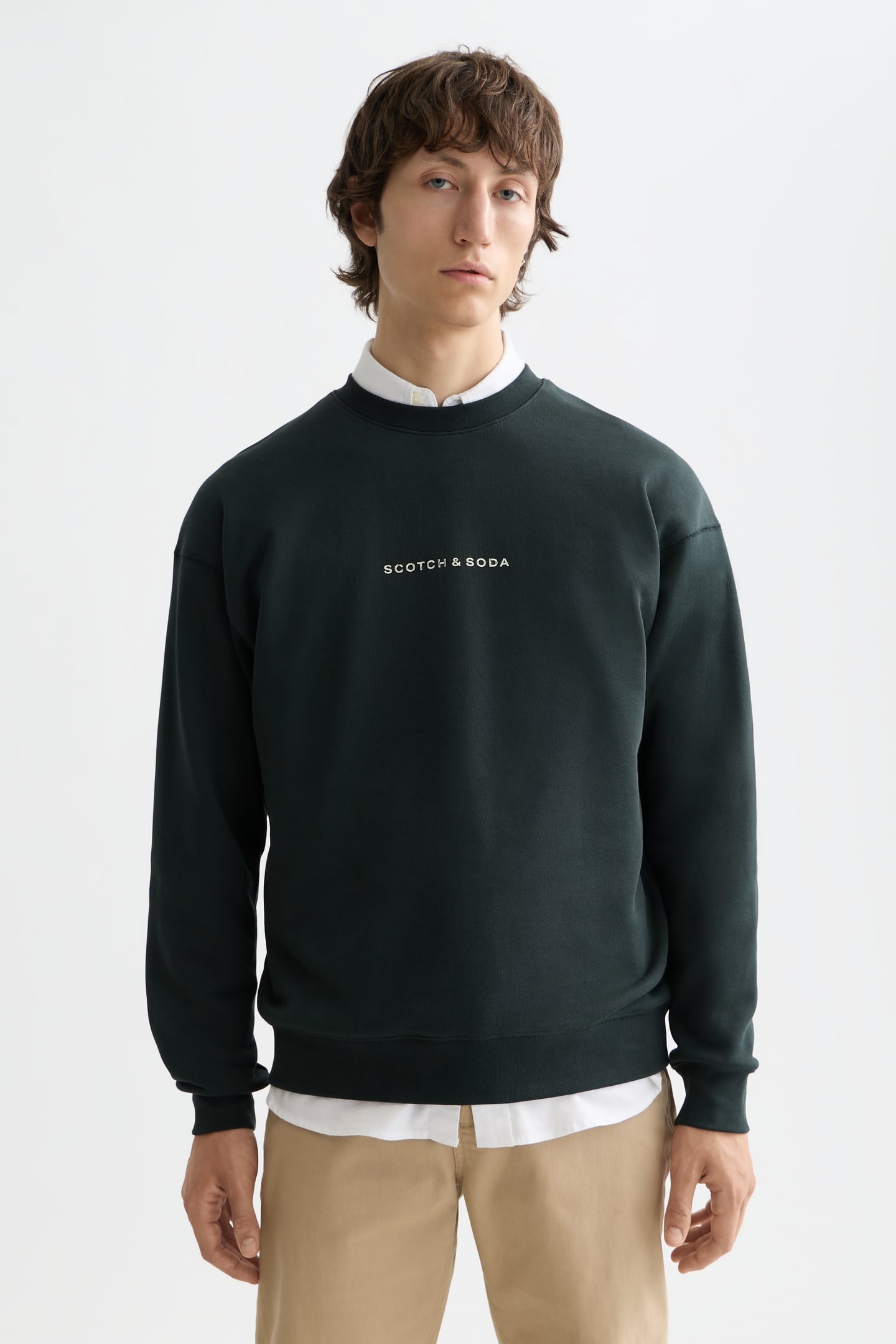 CORE - LOGO FRONT CHEST SWEATSHIRT GRACHTEN GREEN 2