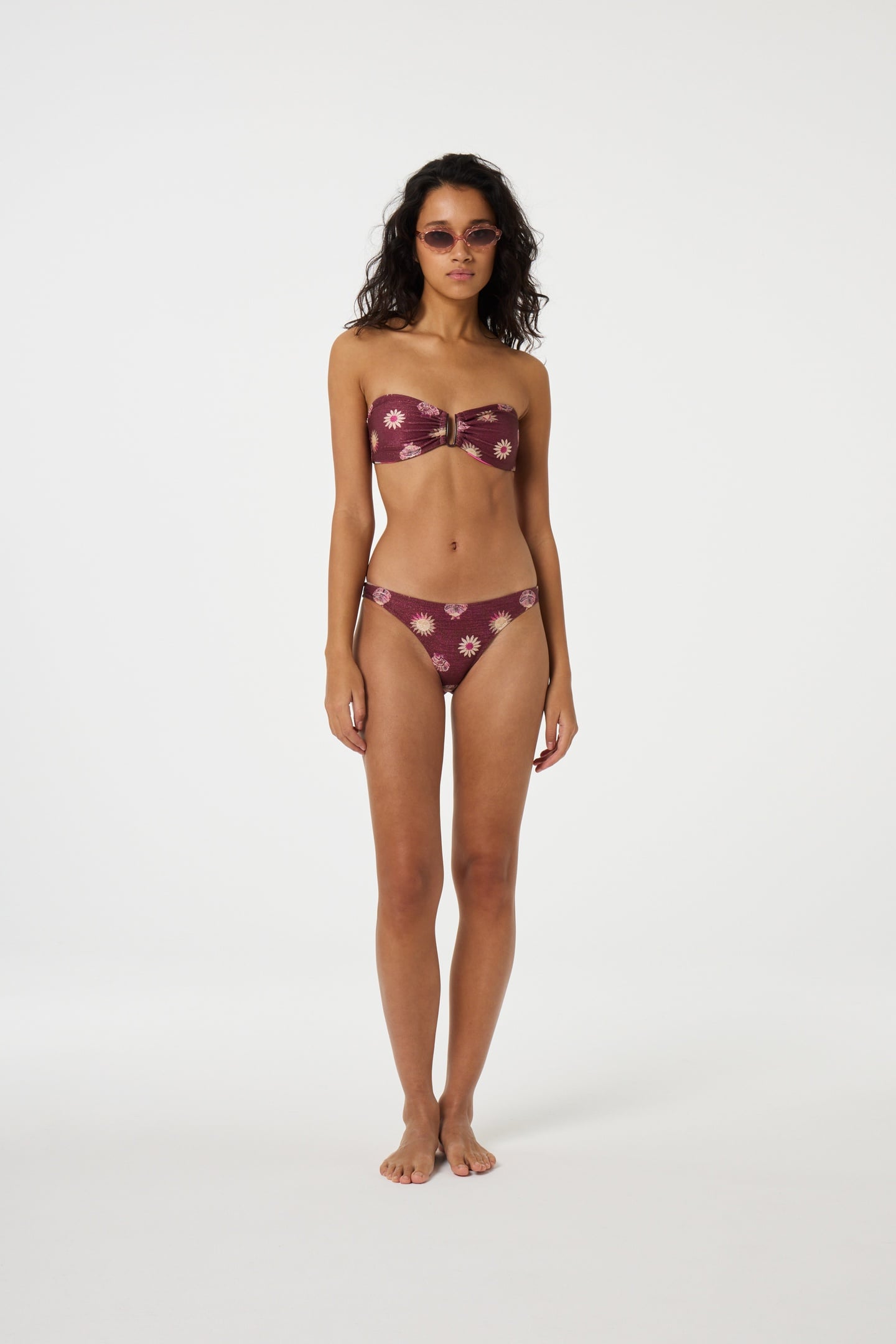 NADINE BIKINI BOTTOM COCOA/PINK CRAZE 2