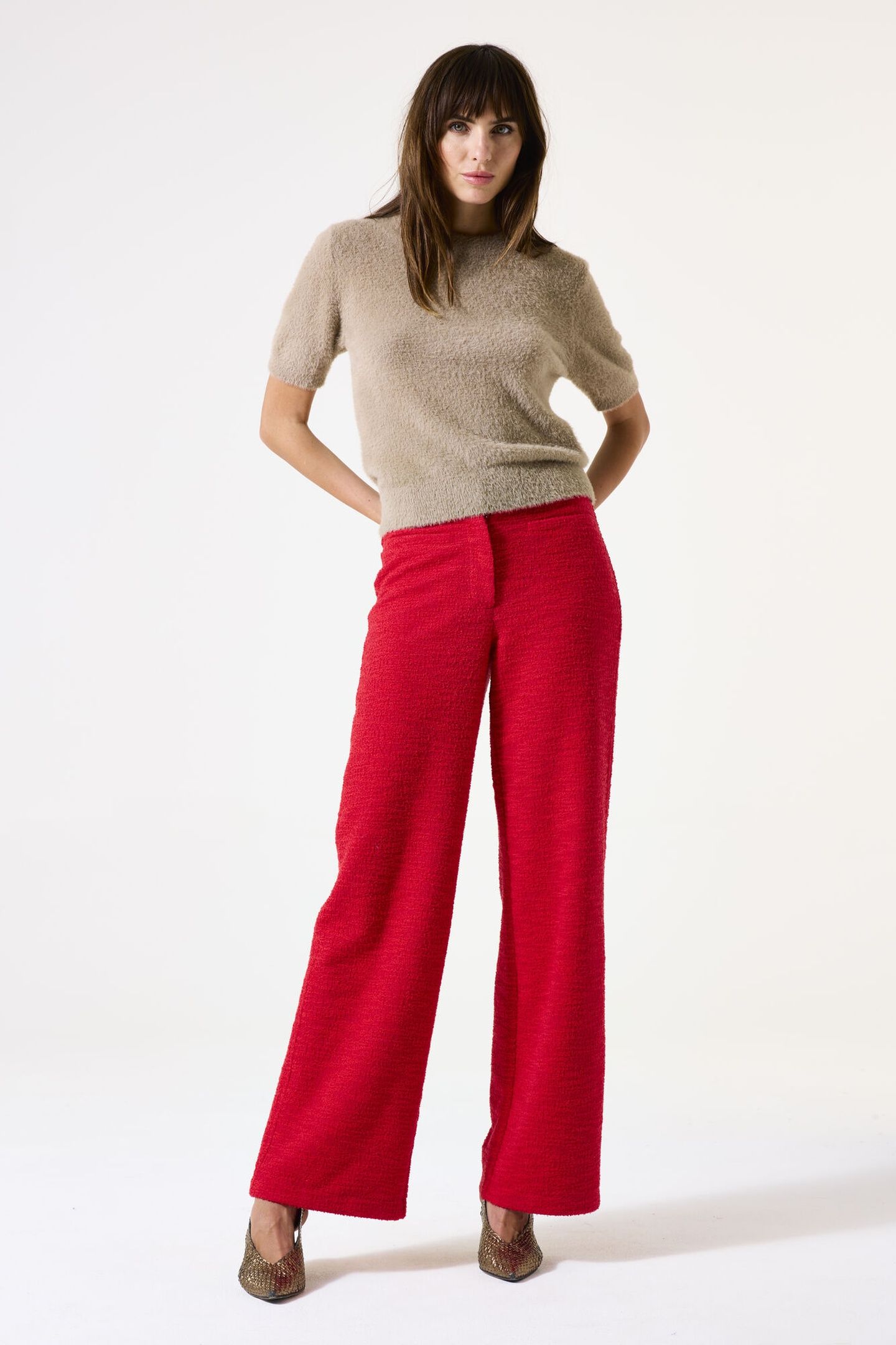 LADIES PANTS TRUE RED 1