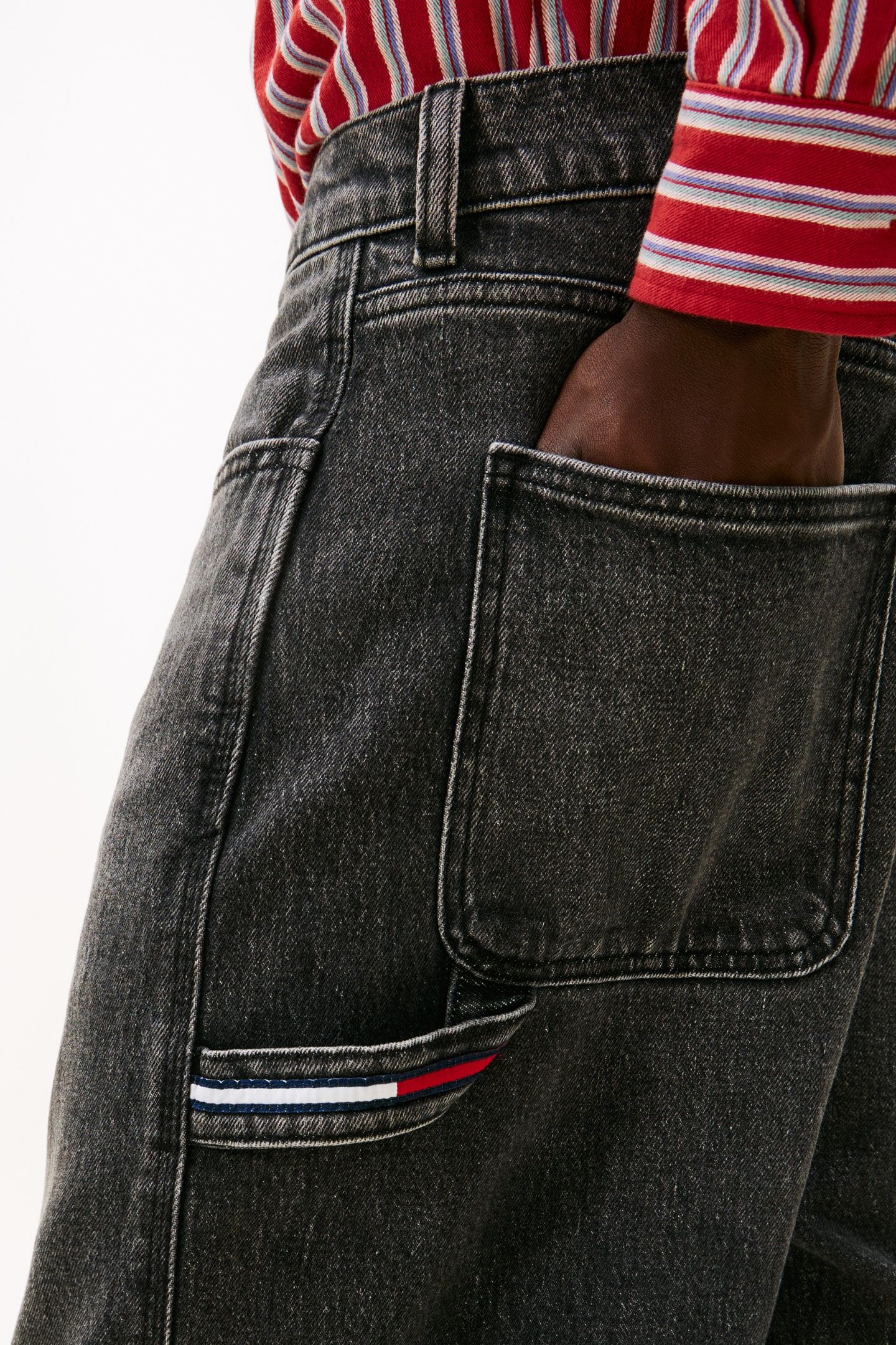 JAIMIE RELAXED STRAIGHT JEANS PANTOLON DENIM BLACK 5