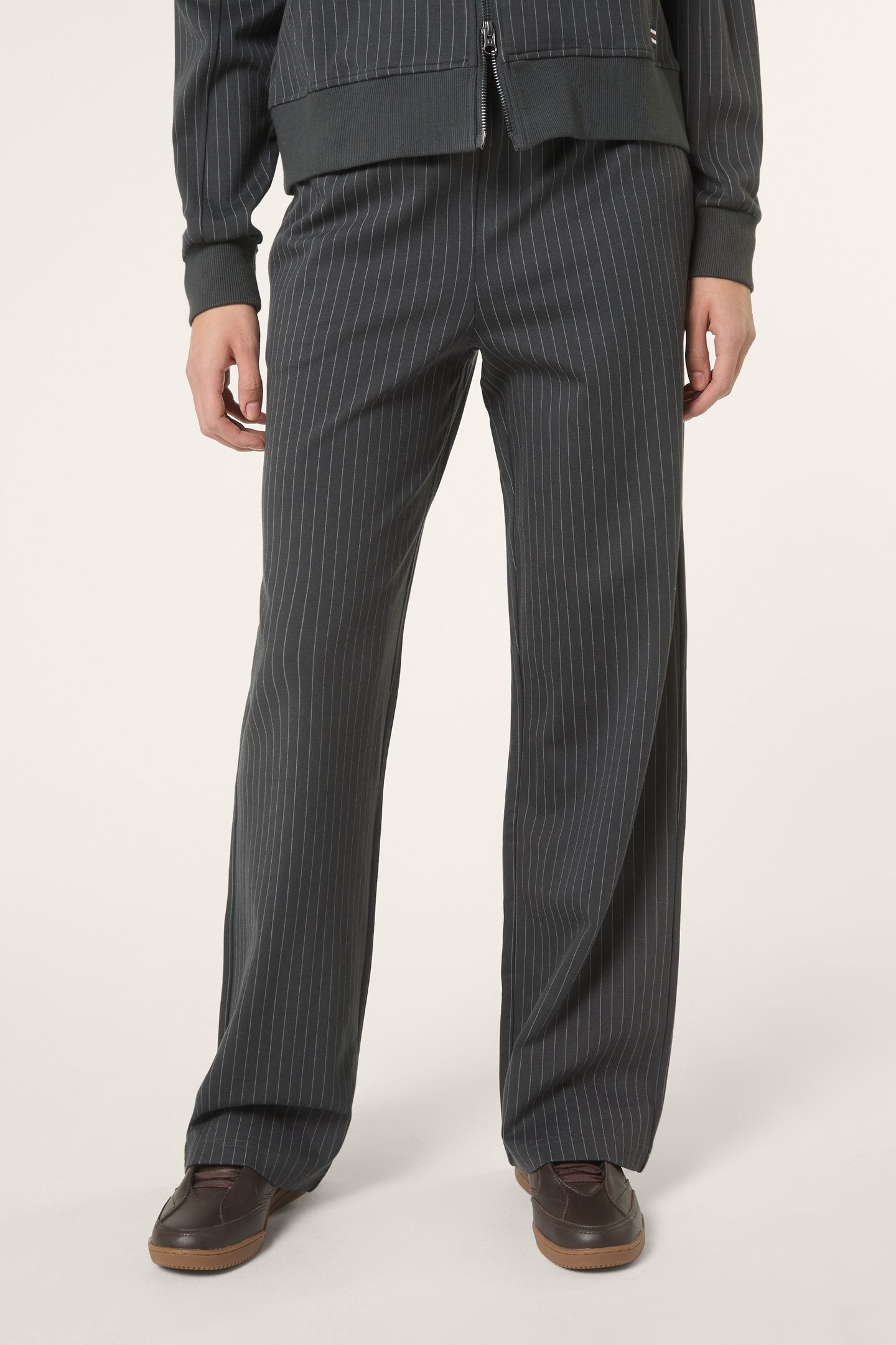BELLARIVA WIDE PINSTRIPED PANTS PHANTOM 1