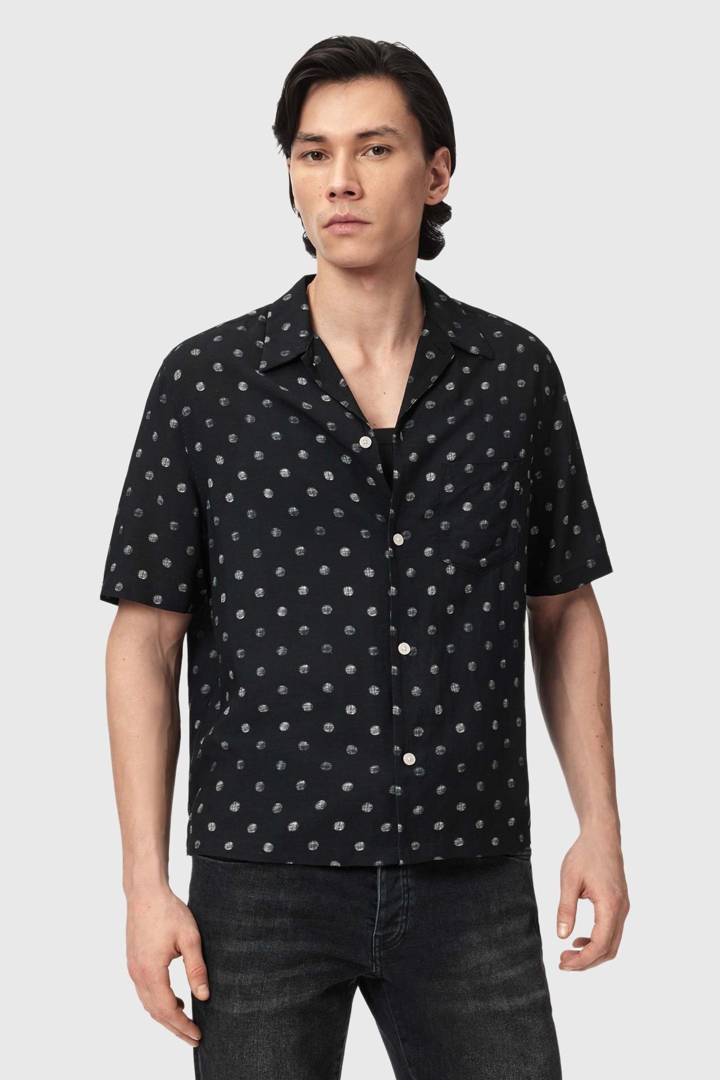 UPTON SS SHIRT JET BLACK 3