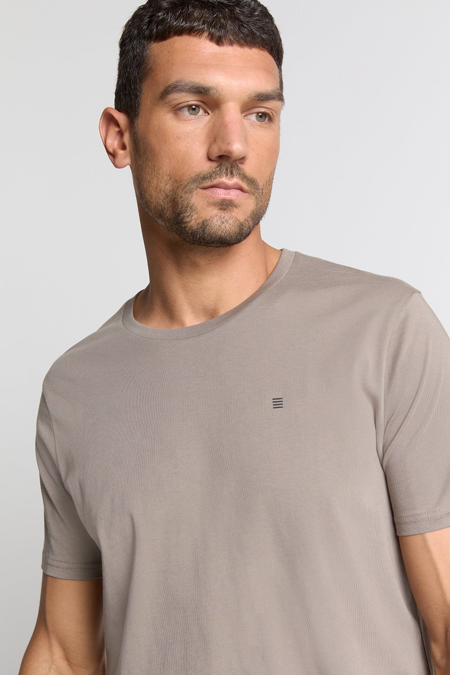 T-SHIRT CREWNECK SOLID BASIC CLAY 7