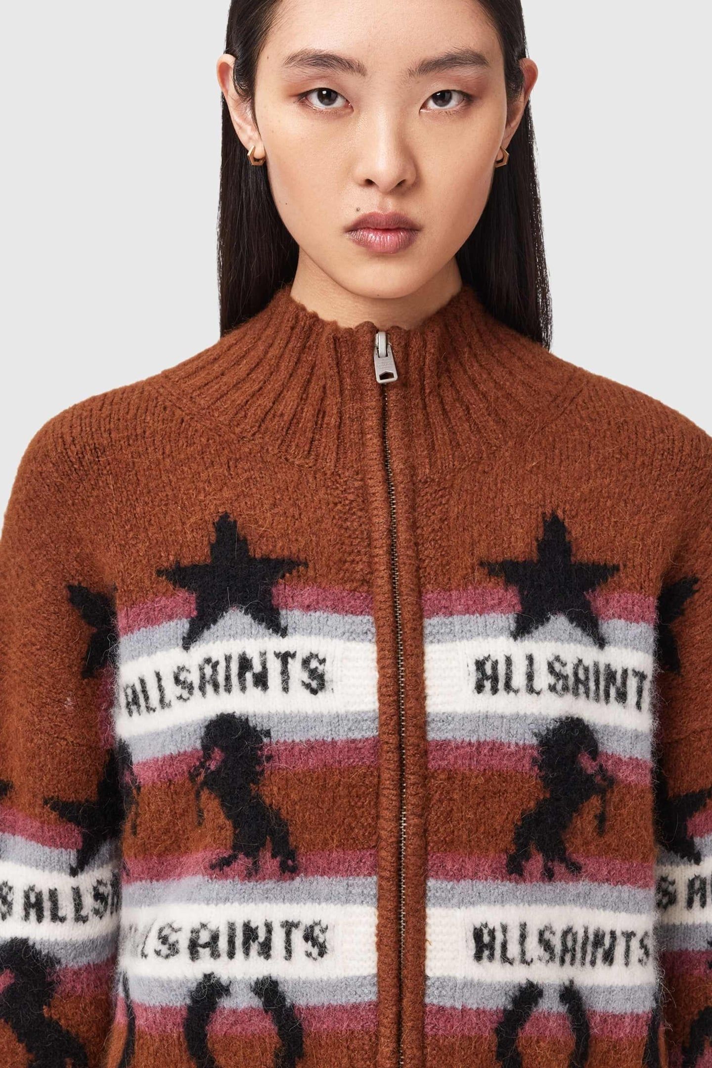 EPONA CARDIGAN COGNAC BROWN 1