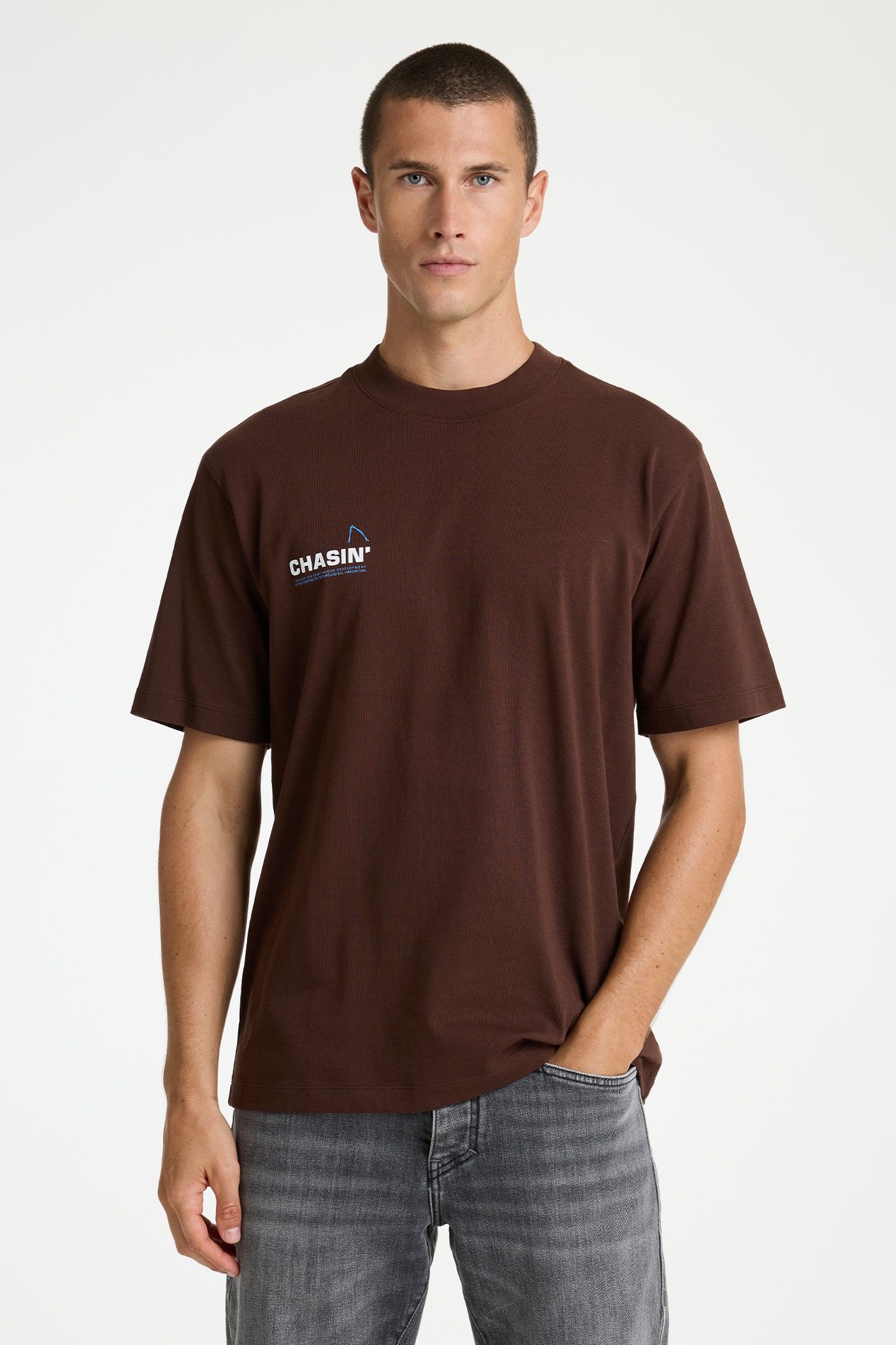 DEXX T-SHIRT SHORT SLEEVE C. COFFEE 1