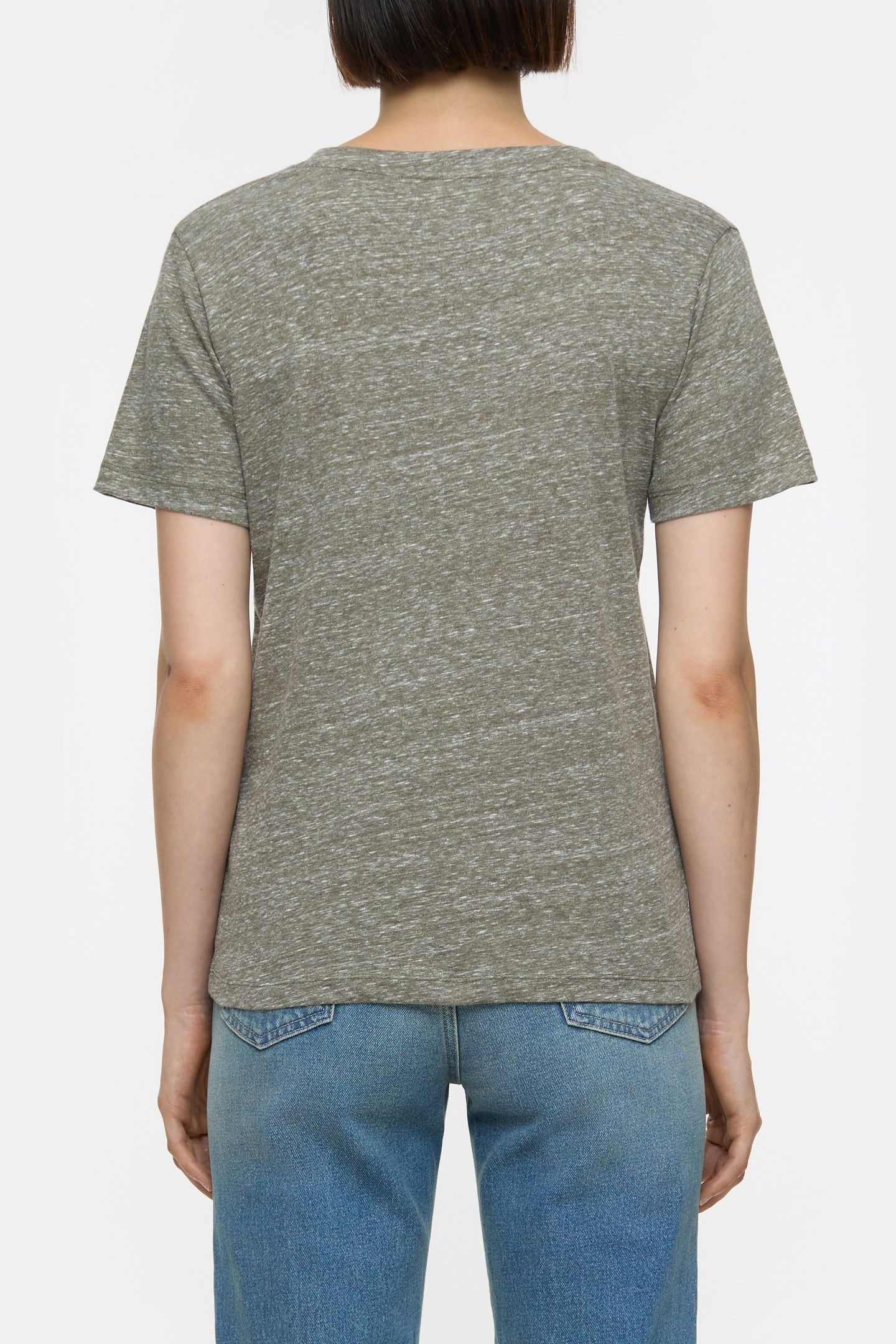V T-SHIRT FADED GREEN 2