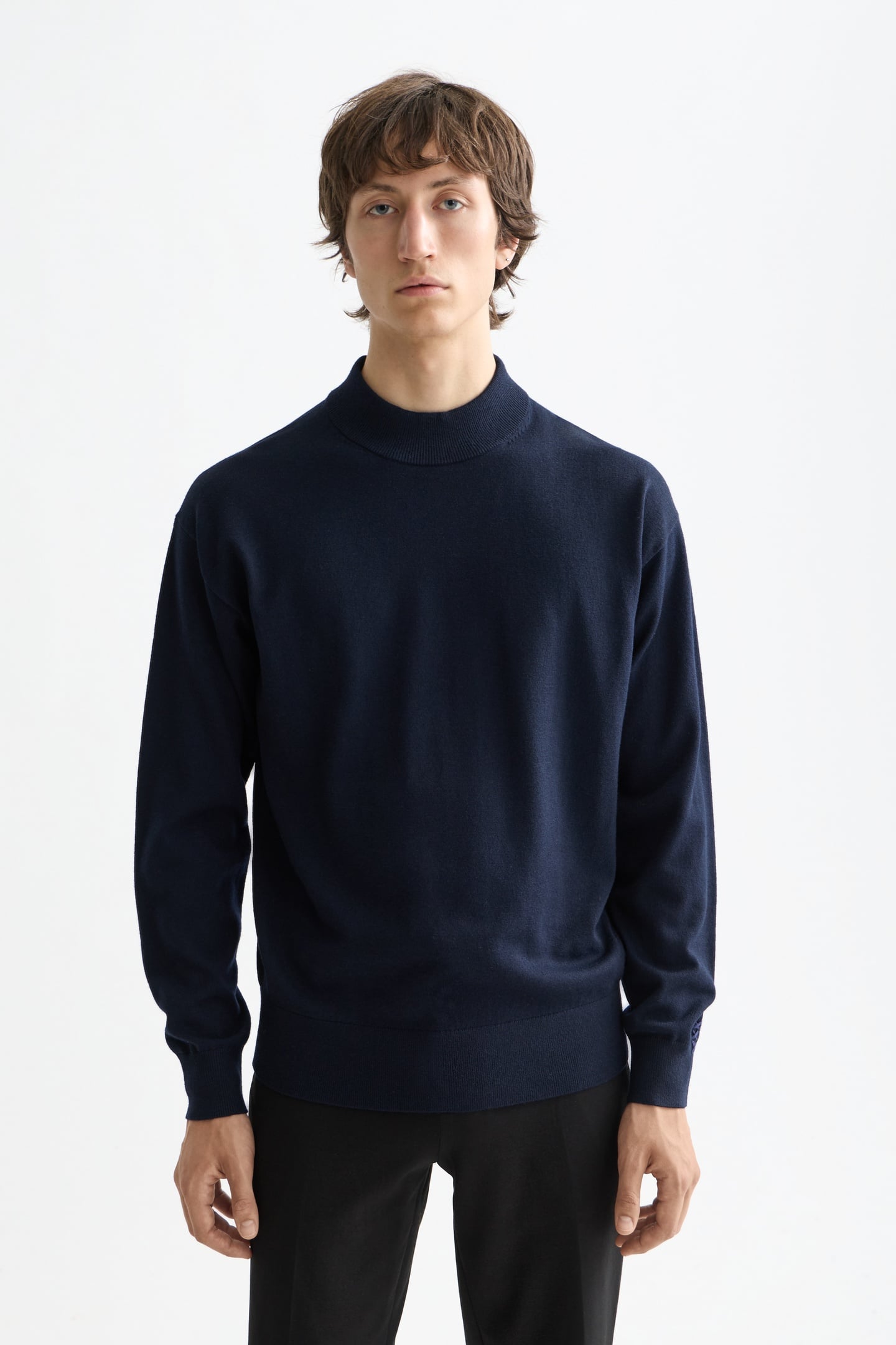CORE - DROPPED SHOULDER MOCK NECK PULLOVER NIGHT 2