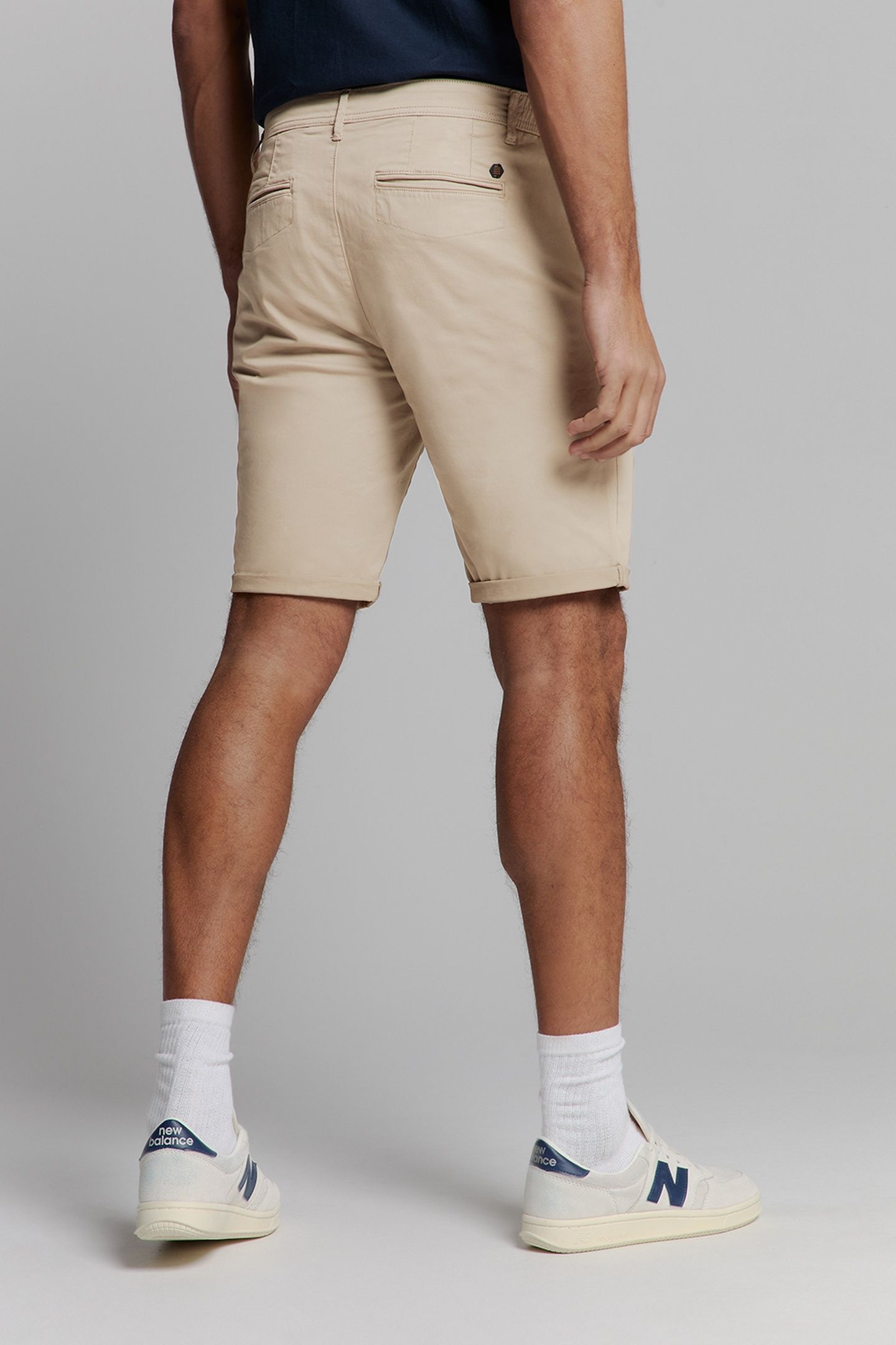 SHORT CHINO GARMENT DYED TWILL STRETCH LIGHT DESERT 4