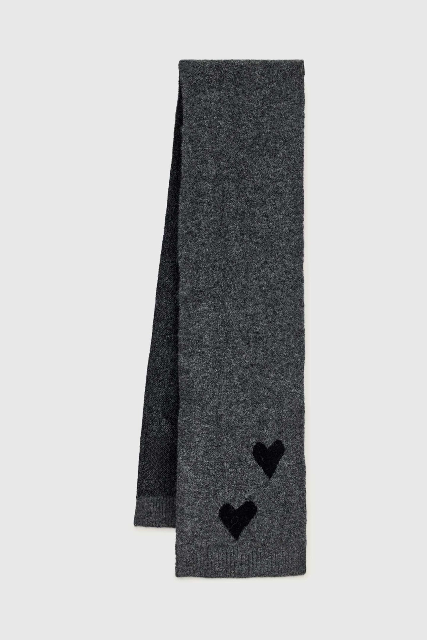 AMORE SCARF CHARCOAL GREY 3