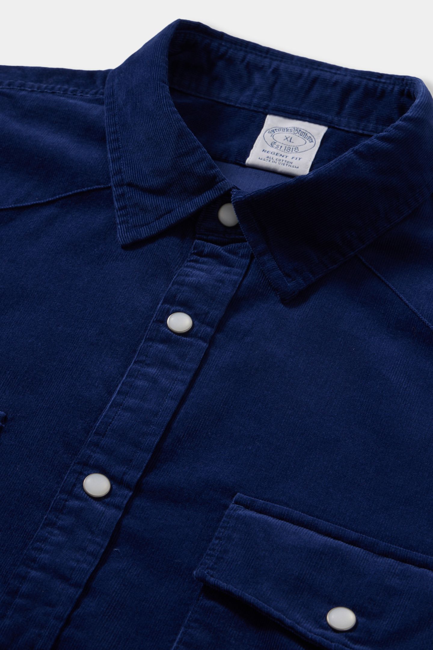 CASUAL SOLID SHIRT DARK BLUE 4