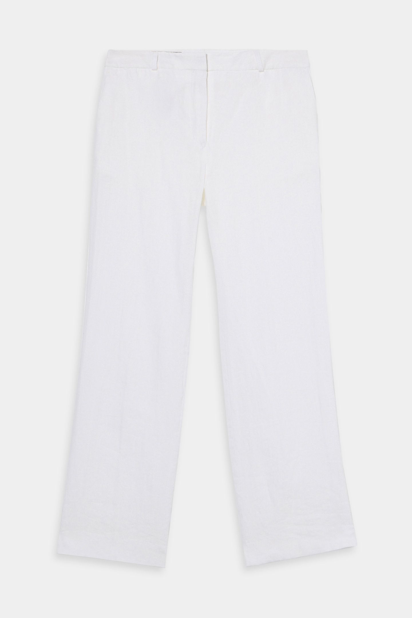 FRONT TROUSERS LINEN WHITE 5