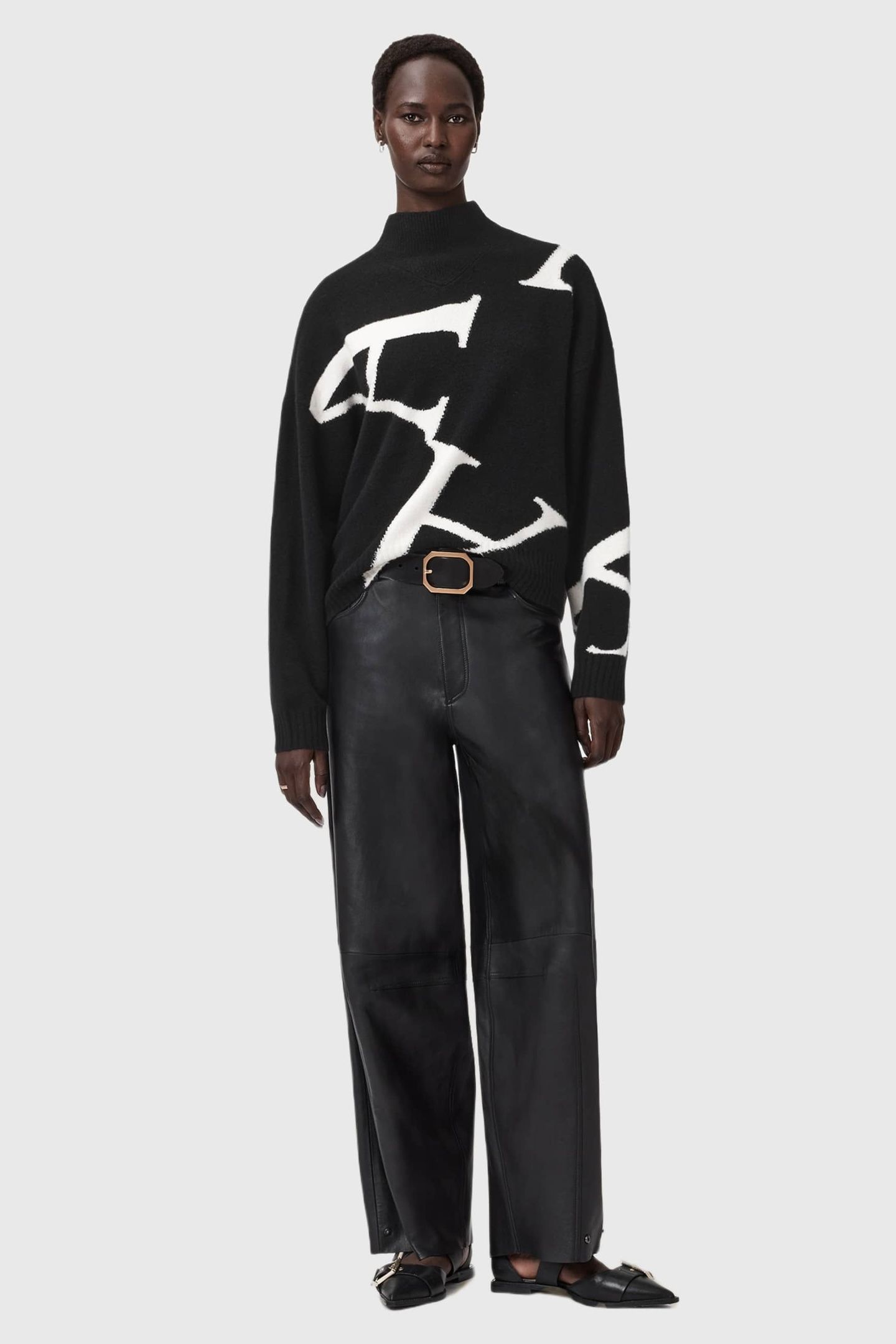 A STAR JUMPER BLACK/WHITE 3