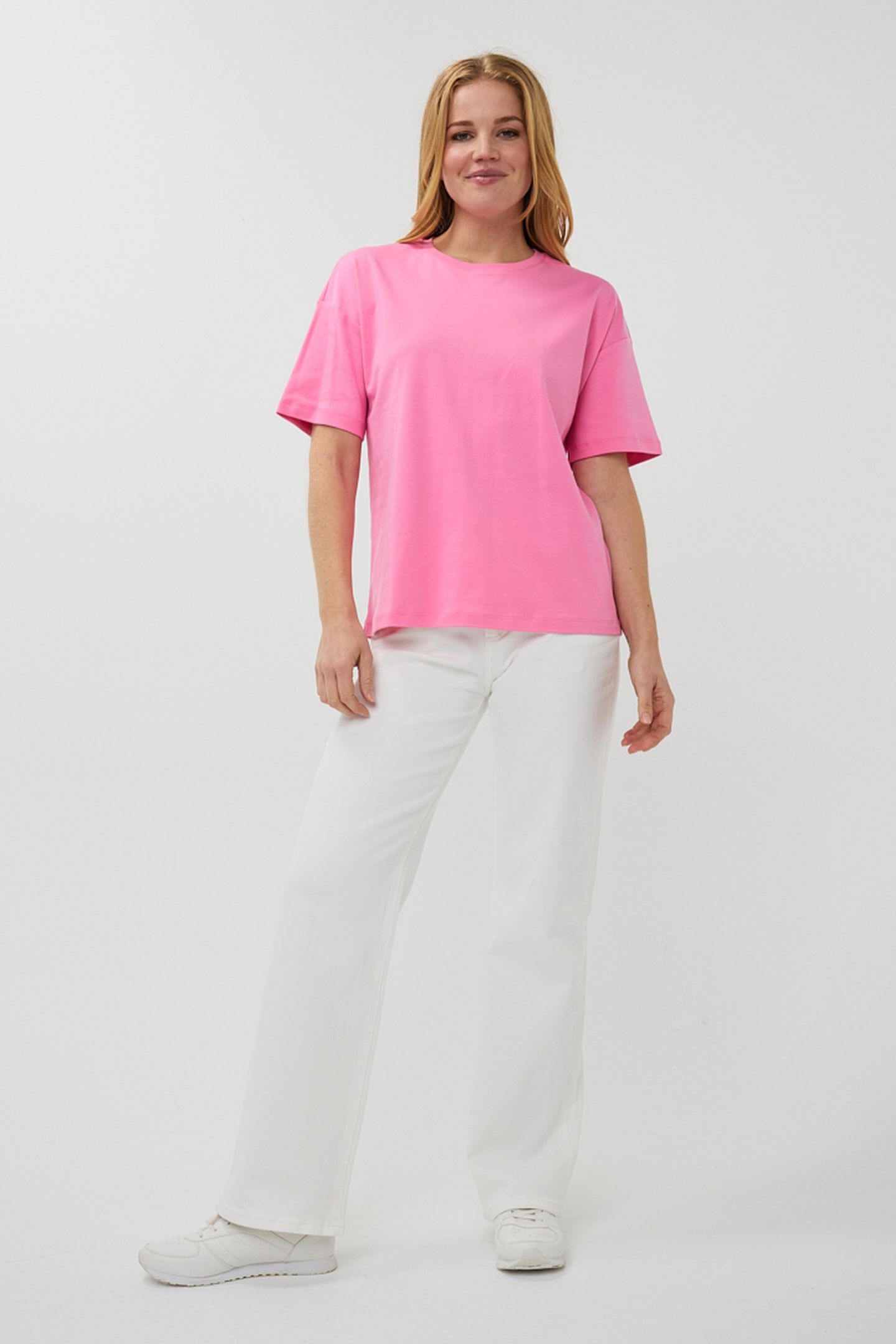 T-SHIRT OVERSIZED BASIC ROSE 1