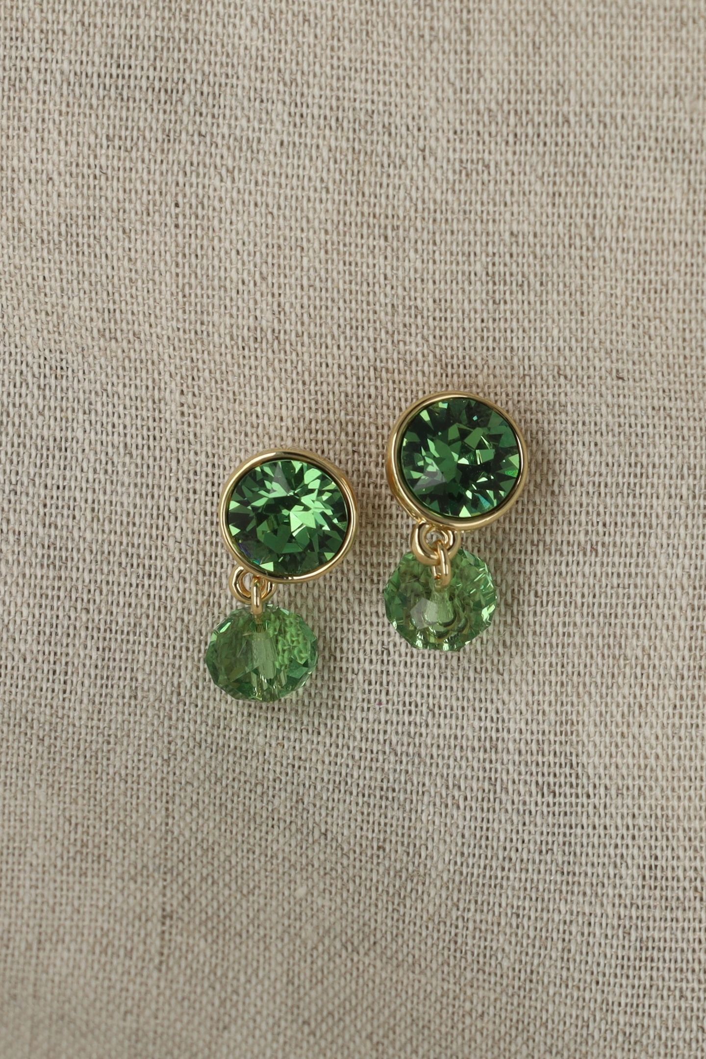 CLASSIC ERINITE EARRINGS GREEN 5