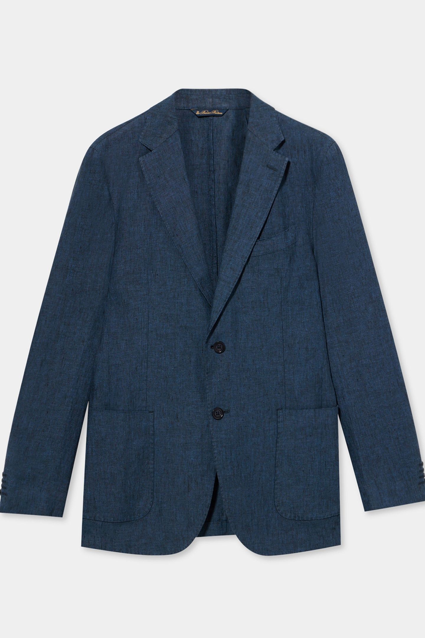 JACKET REGULAR LINING LINEN BLUE 3