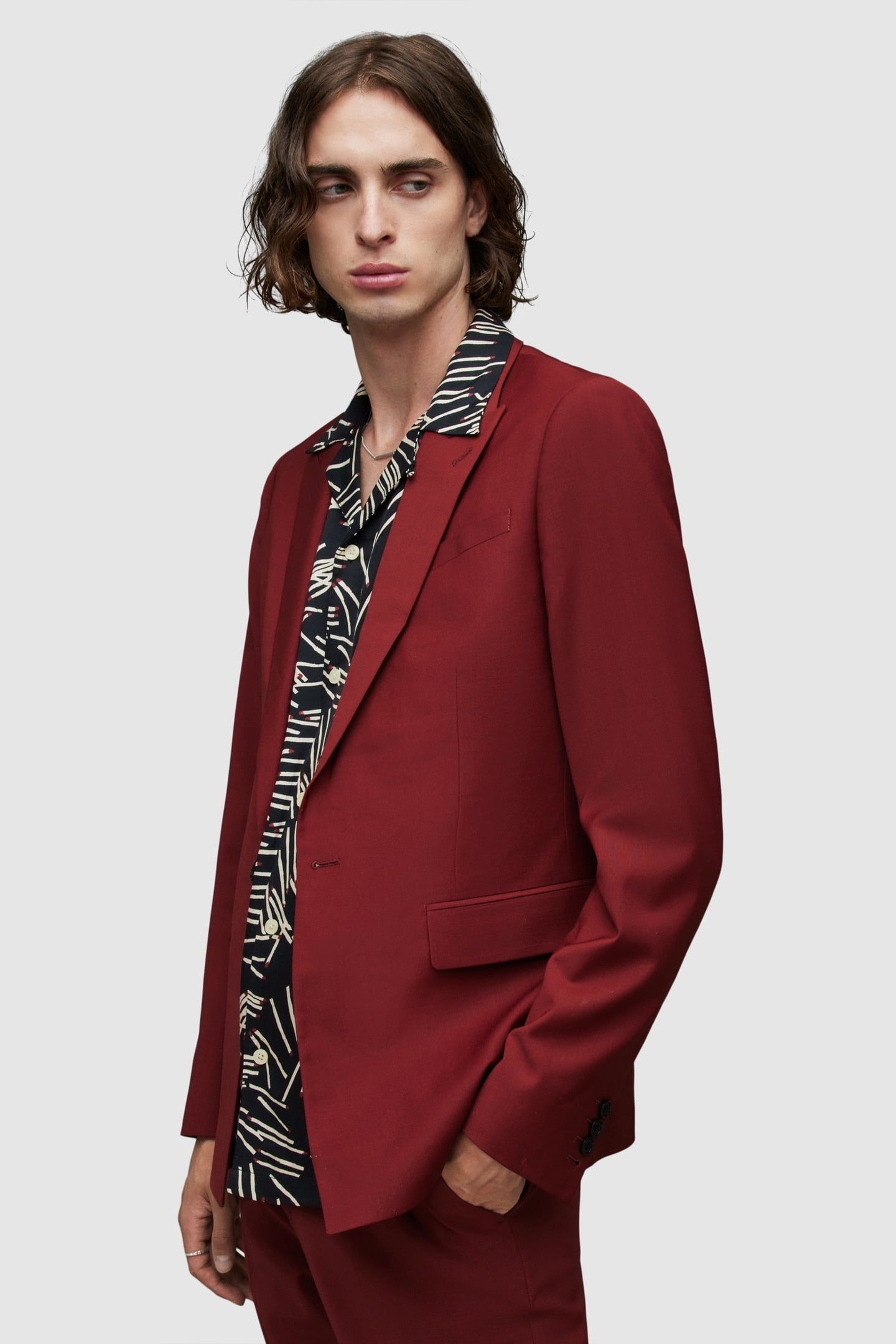 RAIDES BLAZER DULLED RED 1