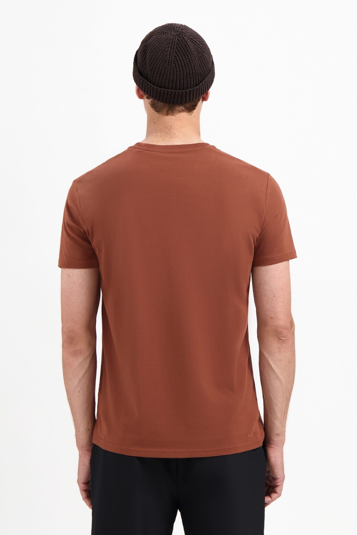 T-SHIRT CREWNECK SOLID BASIC TERRA 4