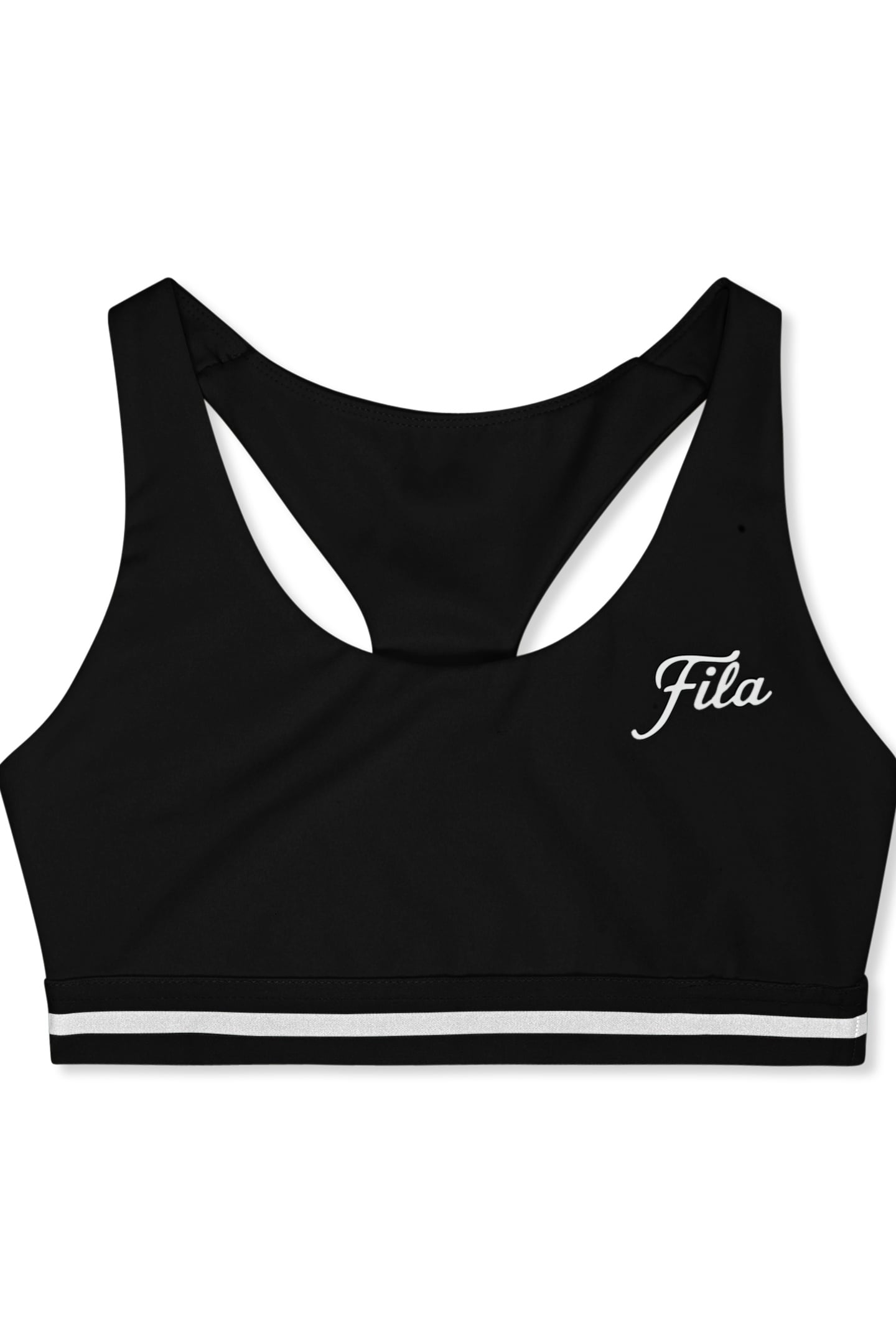 LUNATA GRAPHIC TAPED BRA TOP BLACK 1