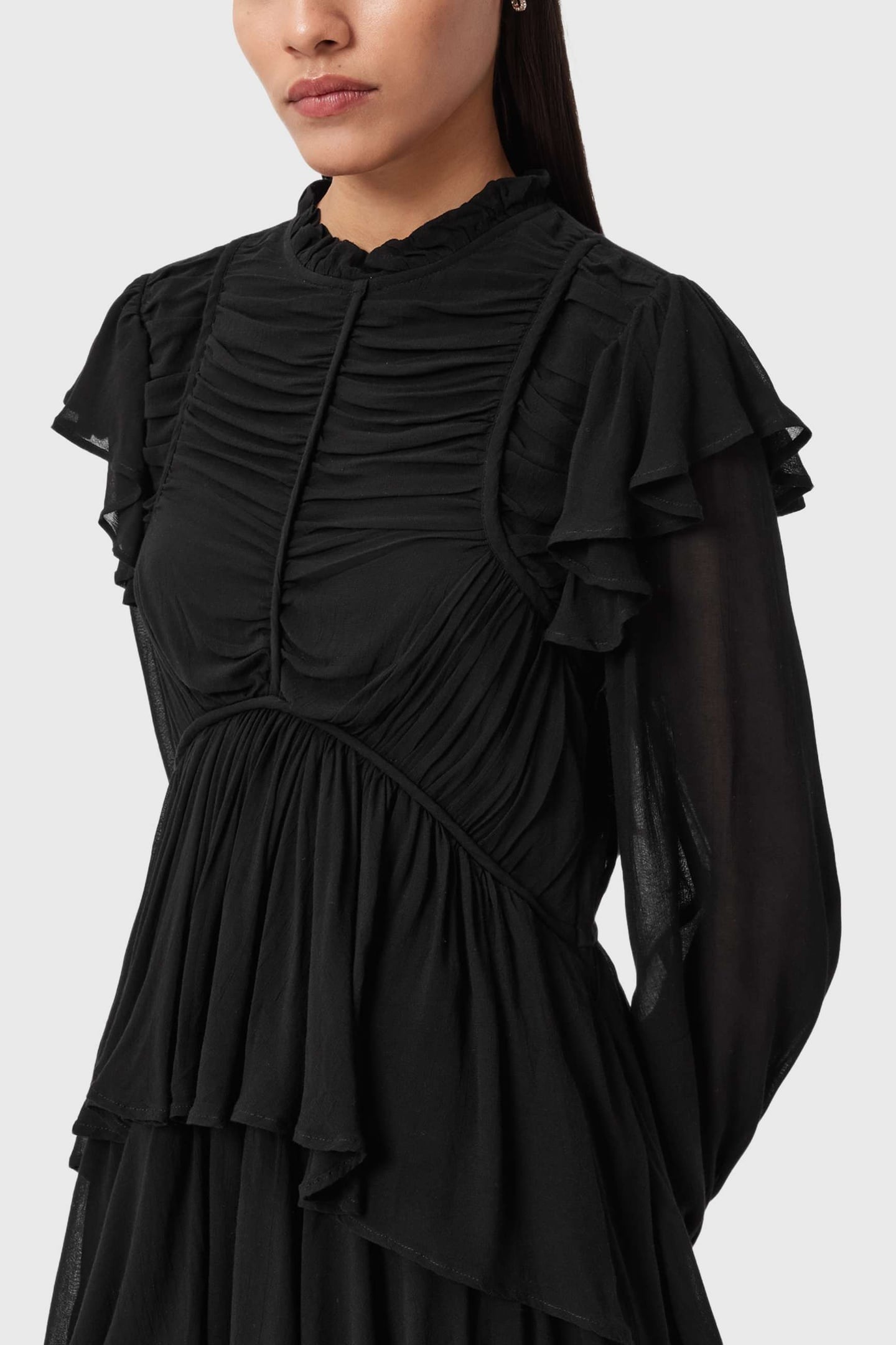 LEILA LS DRESS BLACK 8