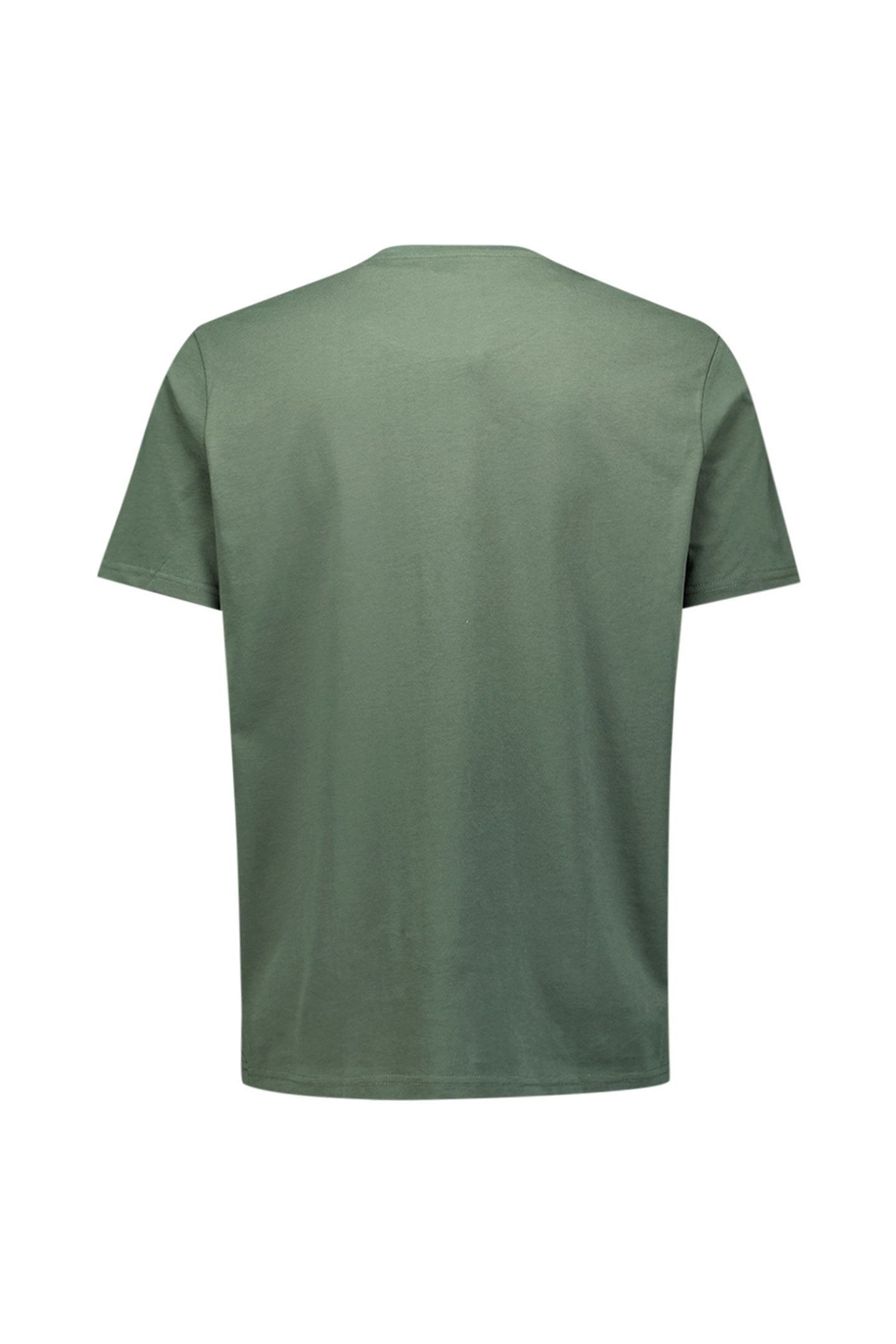 T-SHIRT CREWNECK SOLID BASIC DARK GREEN 5
