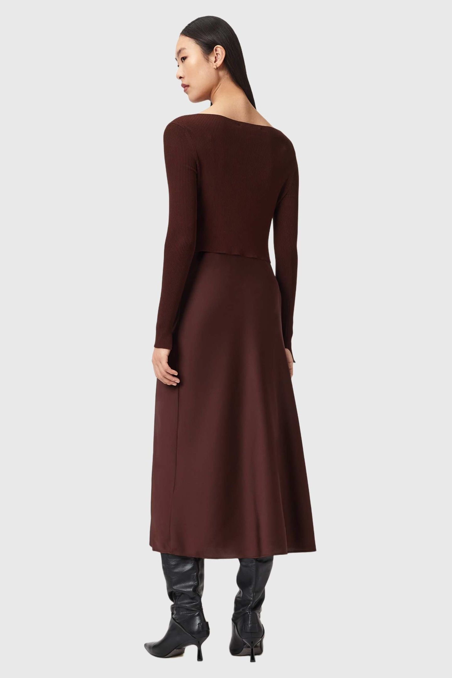 HERA DRESS BITTER BROWN 4