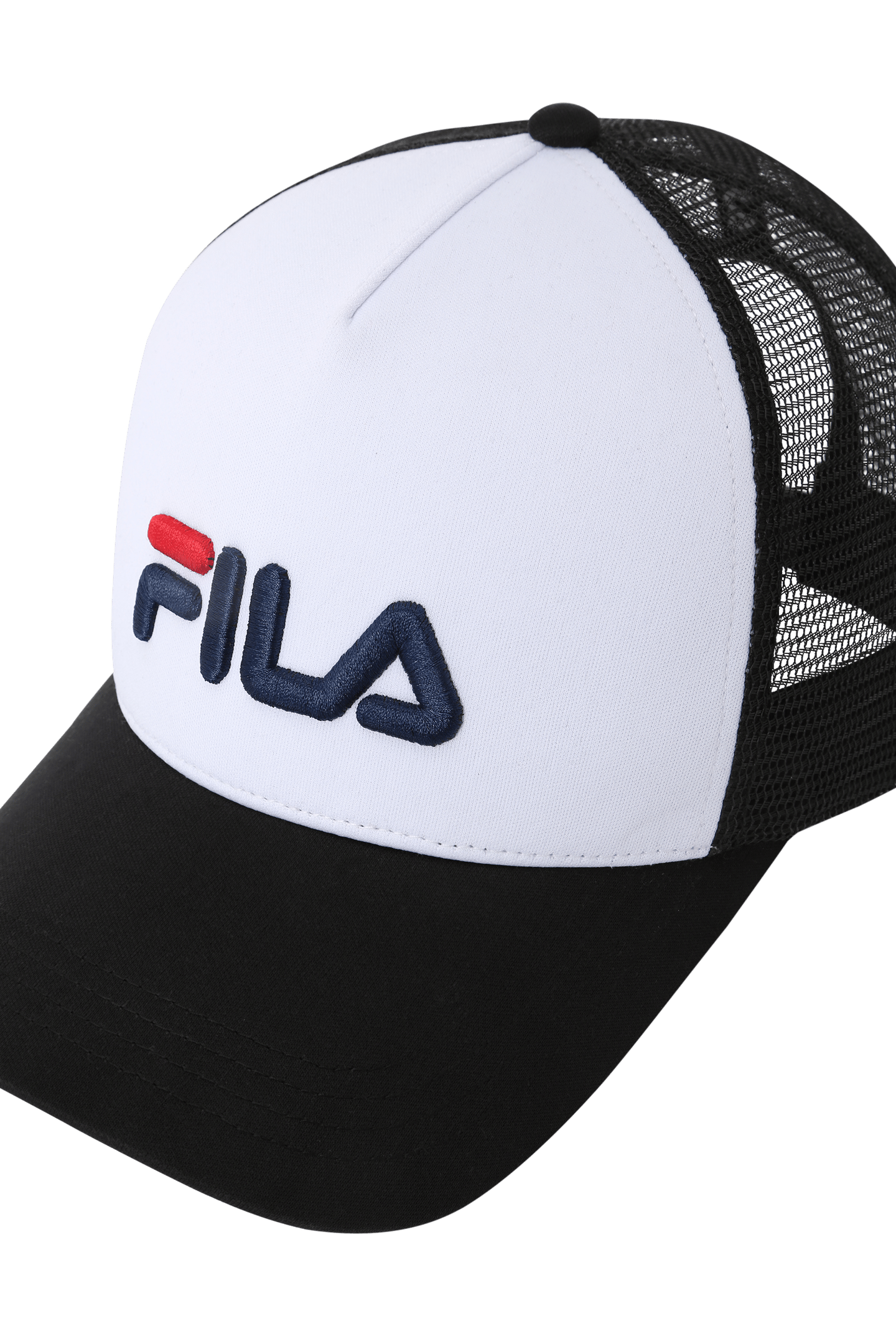 BARGANA TRUCKER CAP BLACK-BRIGHT WHITE 2