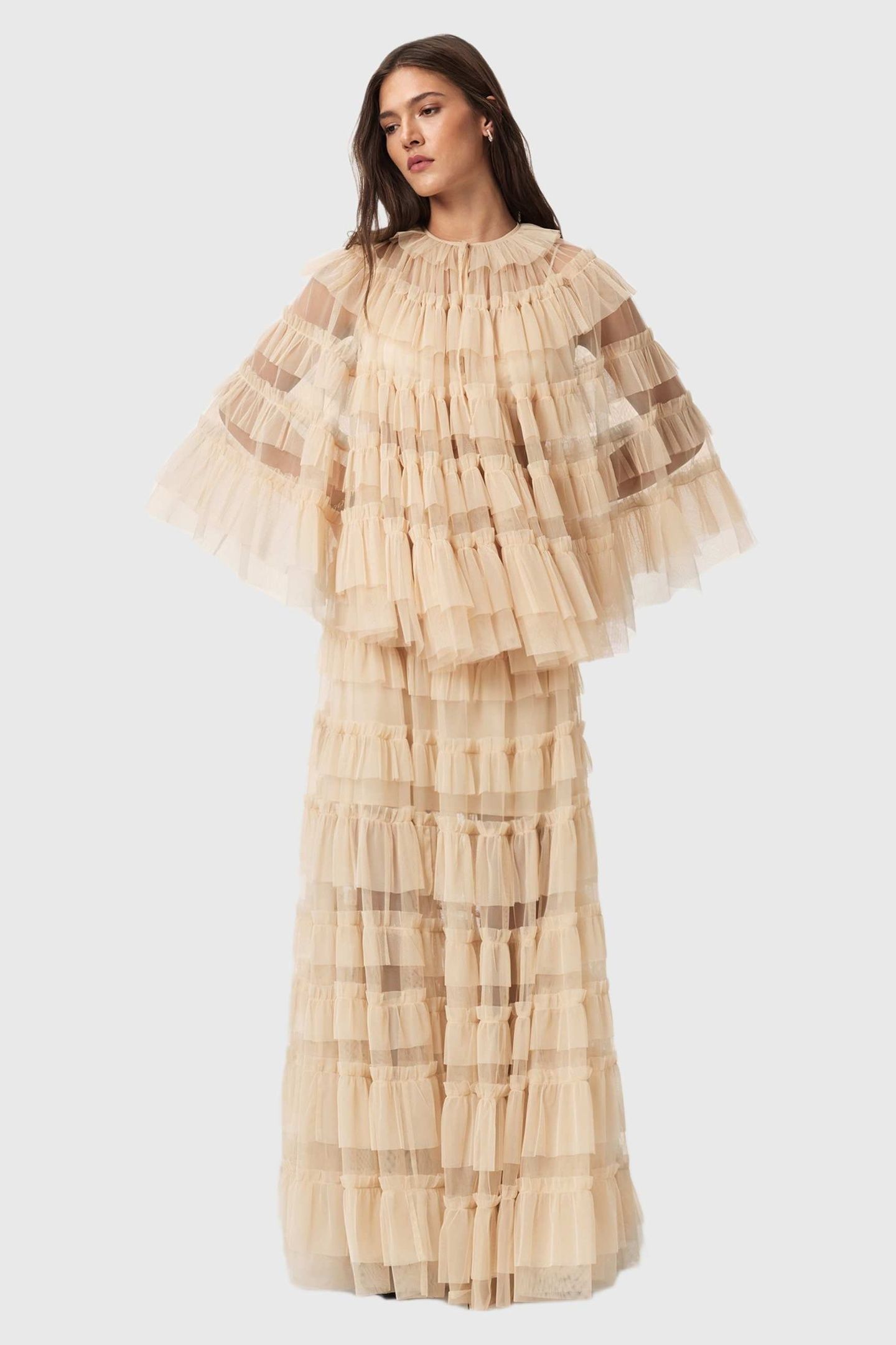 AUDE RUFFLE CAPE BLUSH PINK 3
