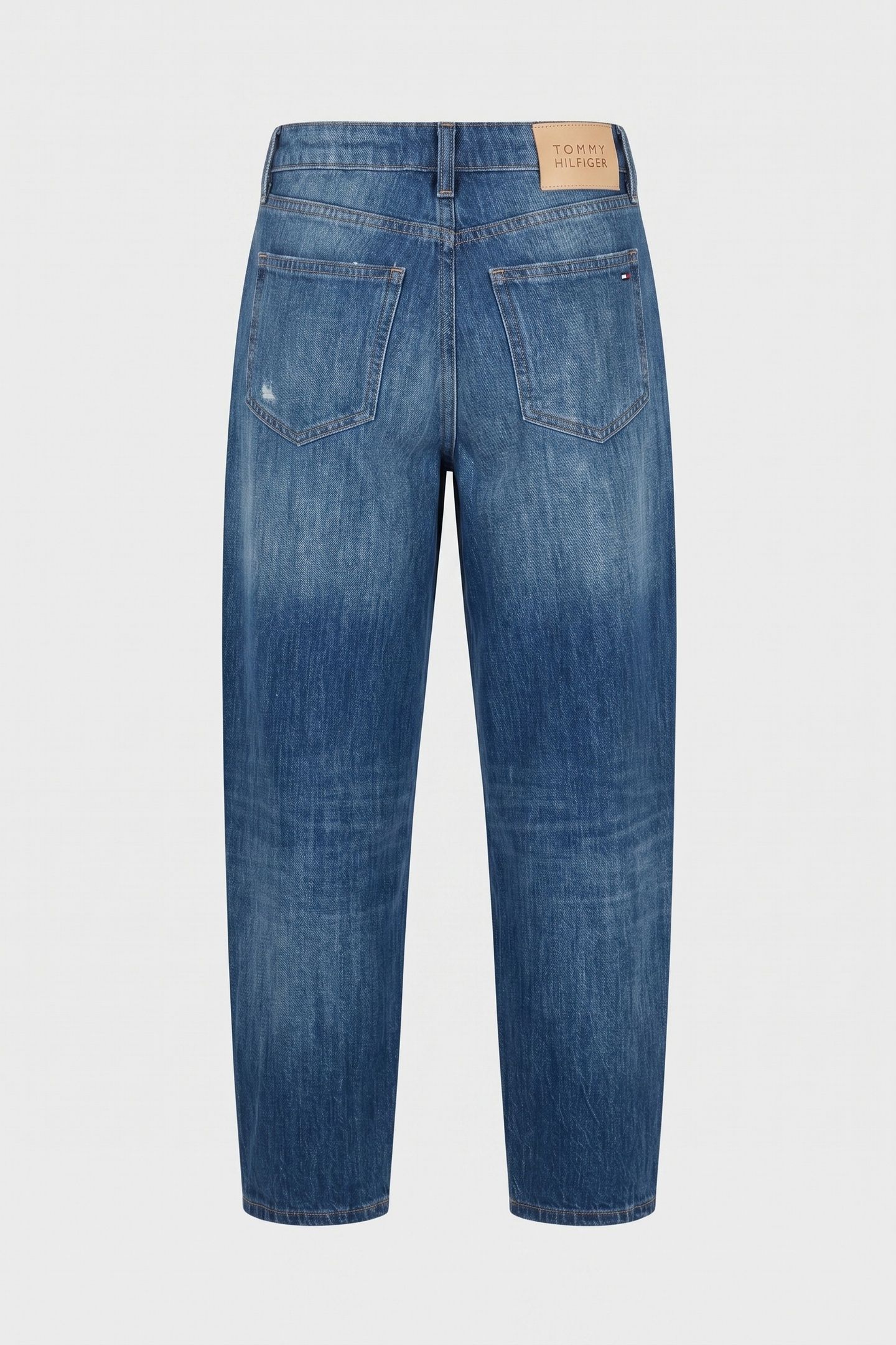 GIRLS BARREL JEANS DENIM DARK 3
